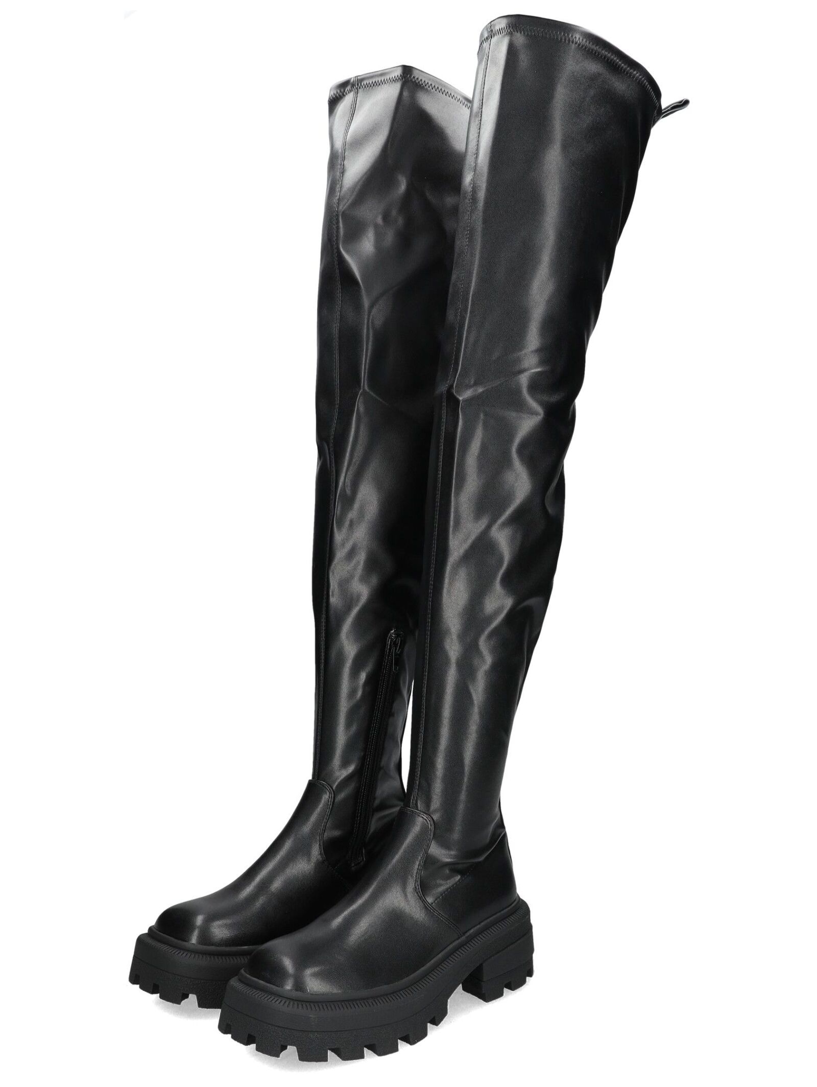 Buffalo Overkneestiefel »Buffalo Stiefel Lederimitat«