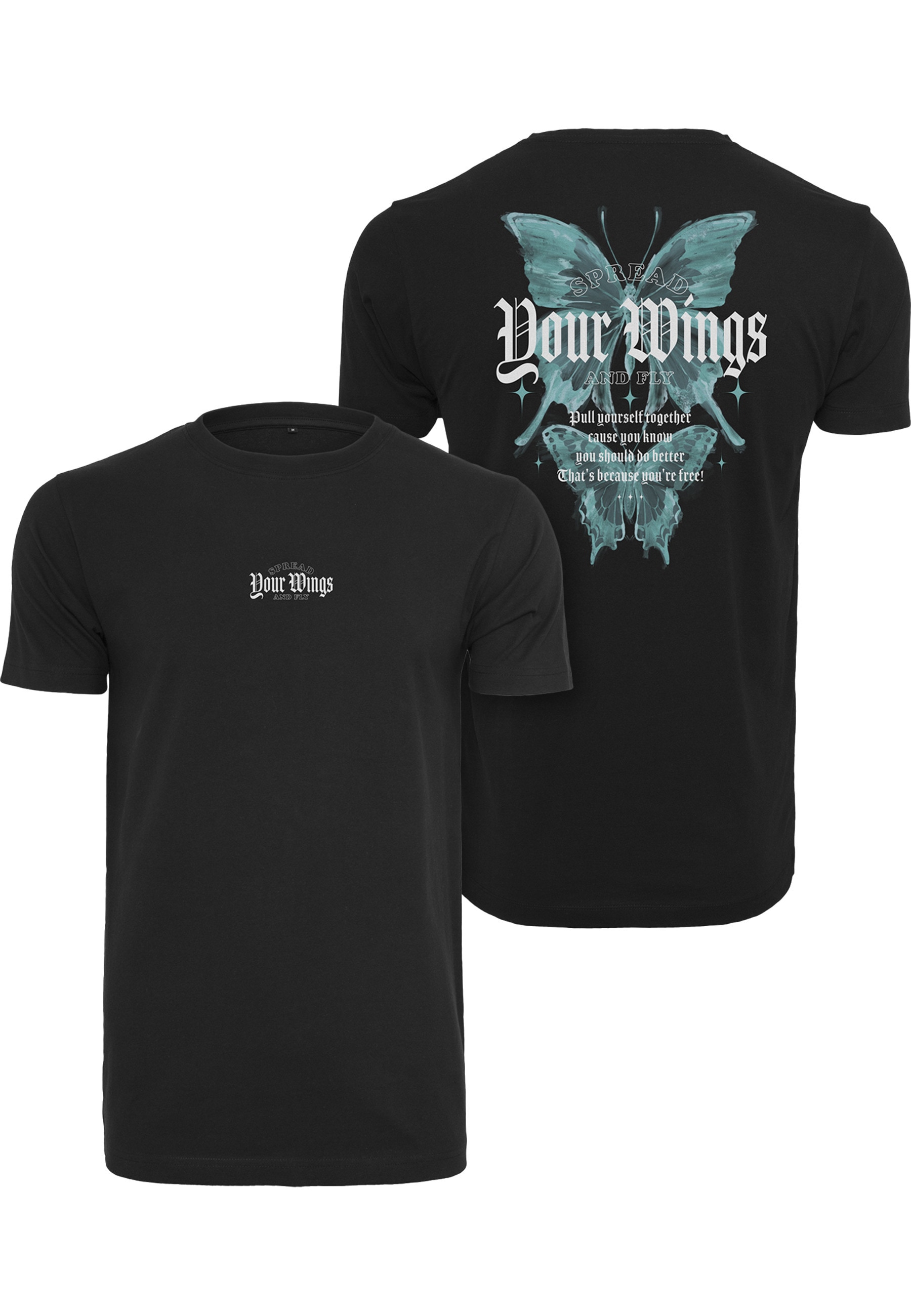 MisterTee T-Shirt "MisterTee Herren Spread Your Wings And Fly Tee" 1