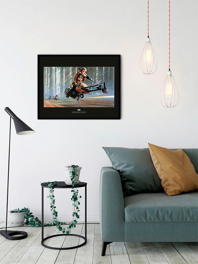 Komar Bild »Star Wars Classic RMQ Endor Speeder« Star Wars 1 Stk. tlg. Wandbild zur Dekoration im Kinderzimmer - ohne Rahmen