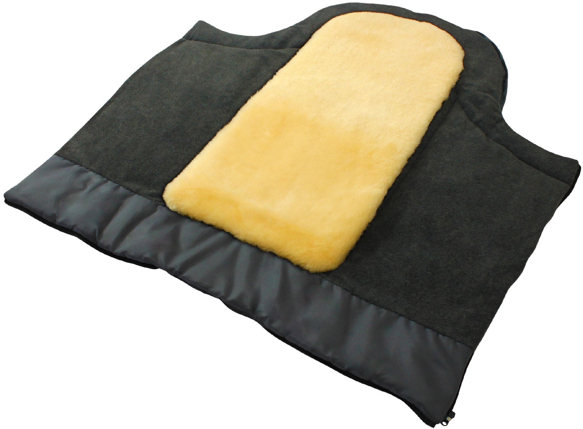 Heitmann Felle Fußsack »Eisbärchen - Komfort 2 in 1 Winterfußsack - Premium Qualität«, mit Lammfell-Einlage, für Kinderwagen und Buggy, waschbar