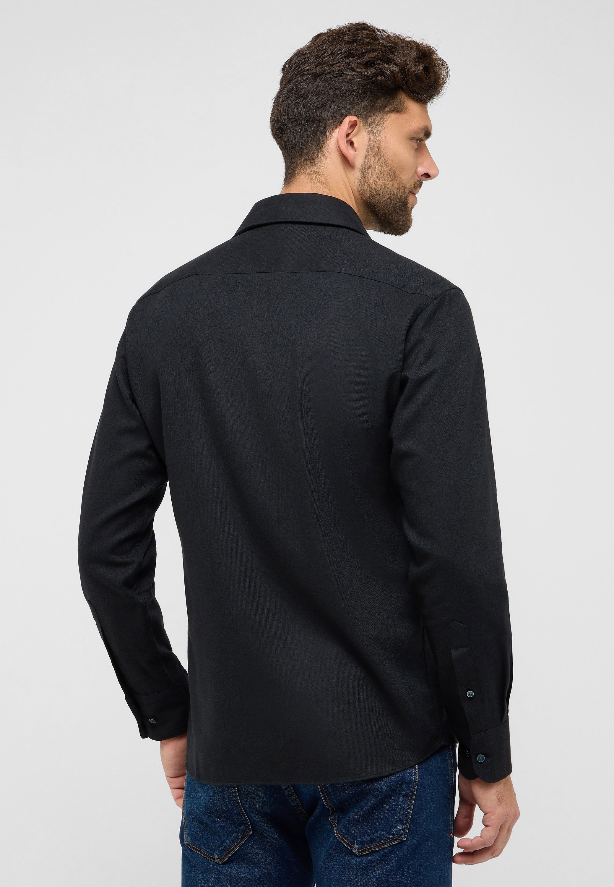 Eterna Langarmhemd "MODERN FIT", EASY IRON (bügelleicht) günstig online kaufen