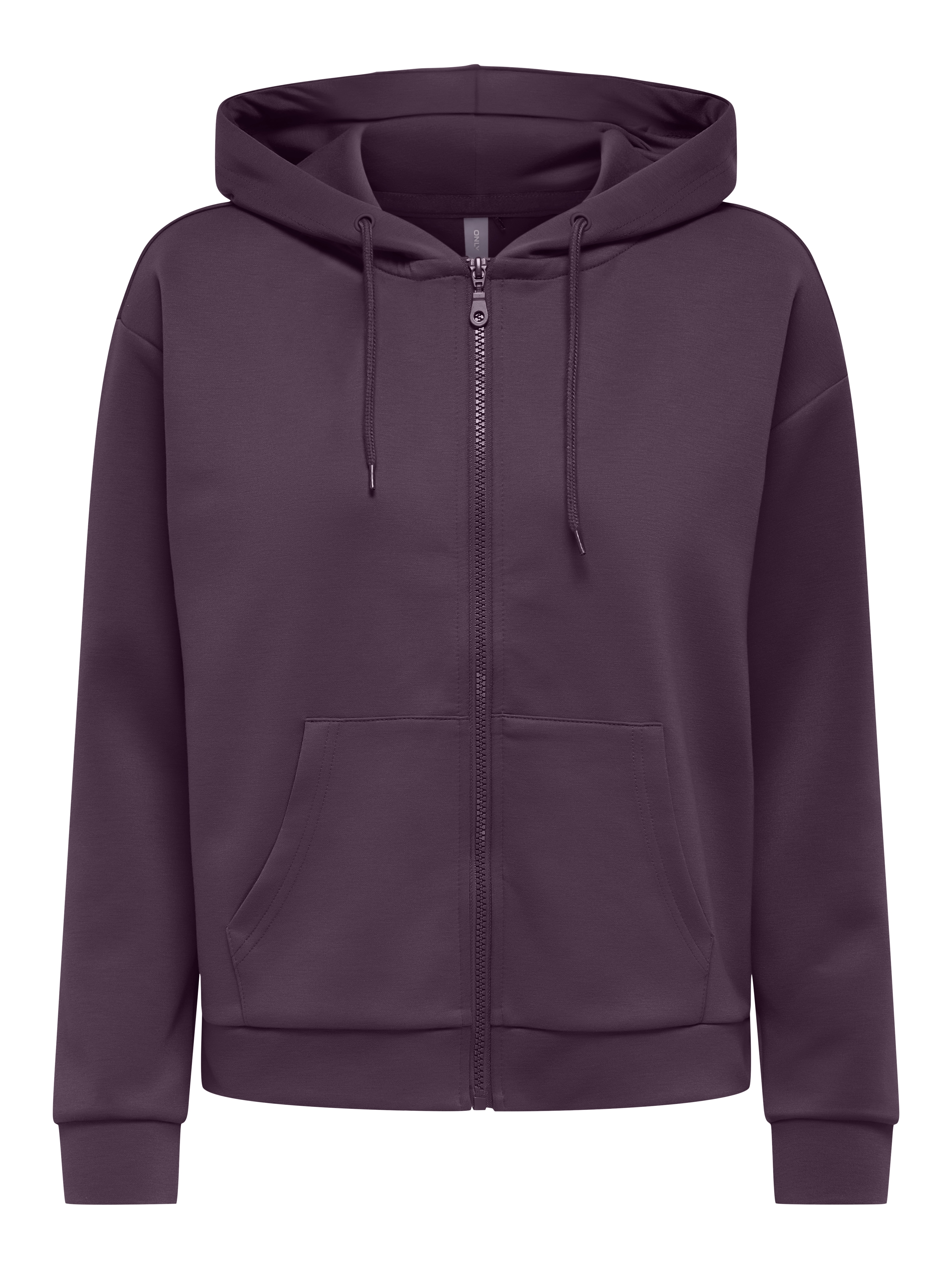 ONLY Play Kapuzensweatshirt "ONPLOUNGE LIFE HOOD FZ LS SWT NOOS", aus Polyester, Viskose und Elasthan, Regular Fit, mit Reißverschluss