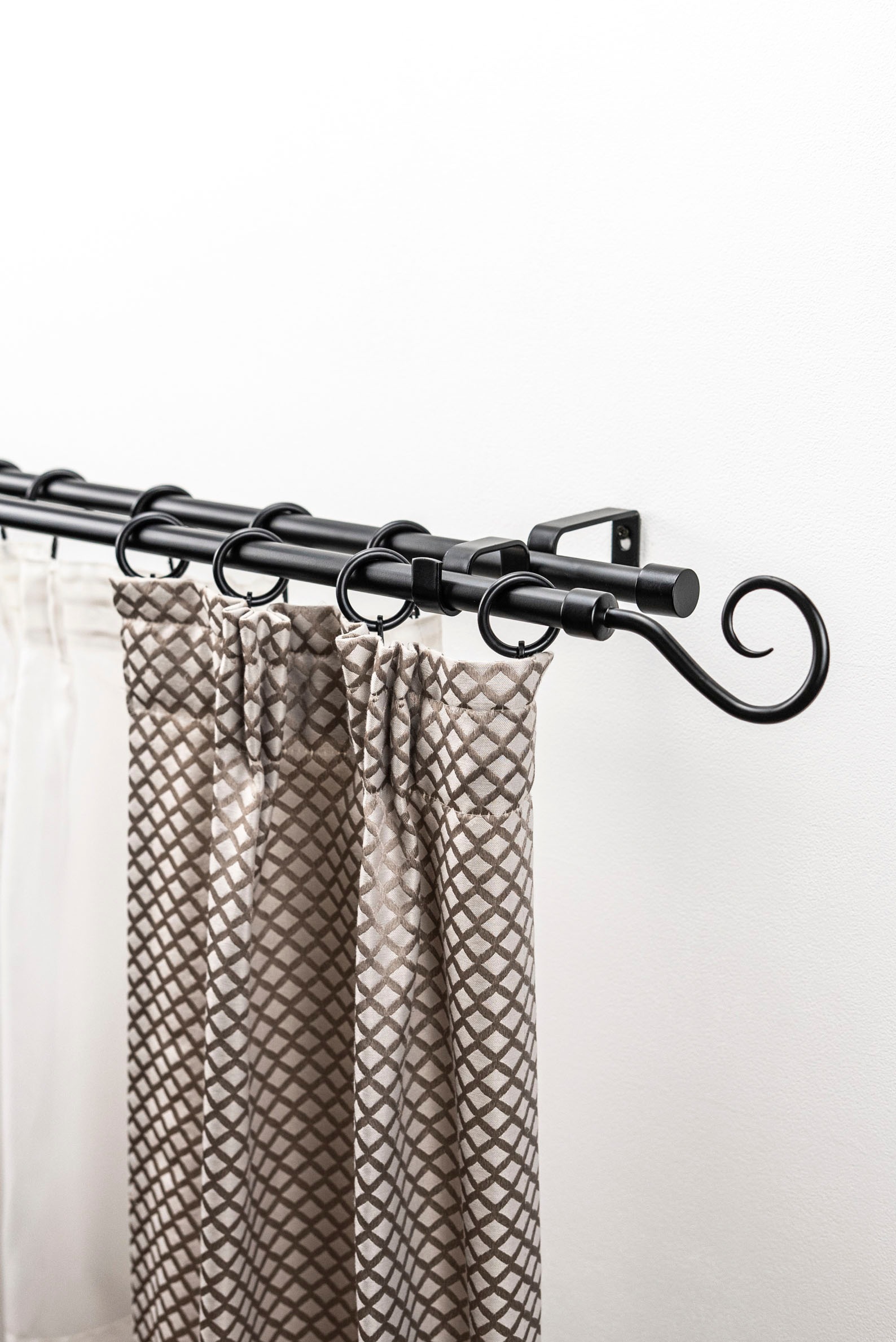 GARESA Gardinenstange "Clara" Ø 16 mm 2 läufig-läufig Wunschmaßlänge Vorhan günstig online kaufen