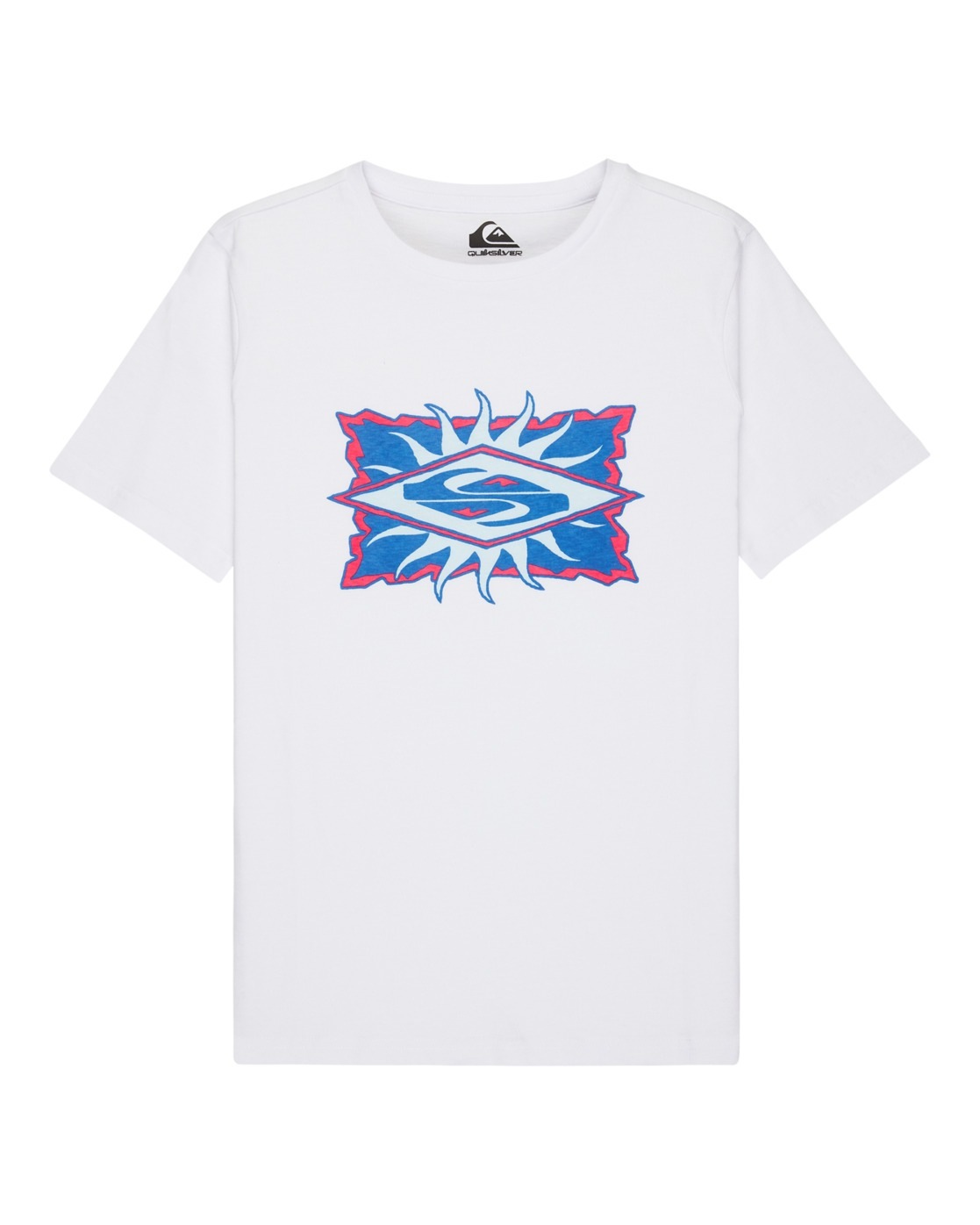 T-Shirt QUIKSILVER "Starfish Stamp", Jungen, Gr. 14, weiß, Obermaterial: 70% Walkfrottier, 30% Walkfrottier;, Shirts T-Shirt