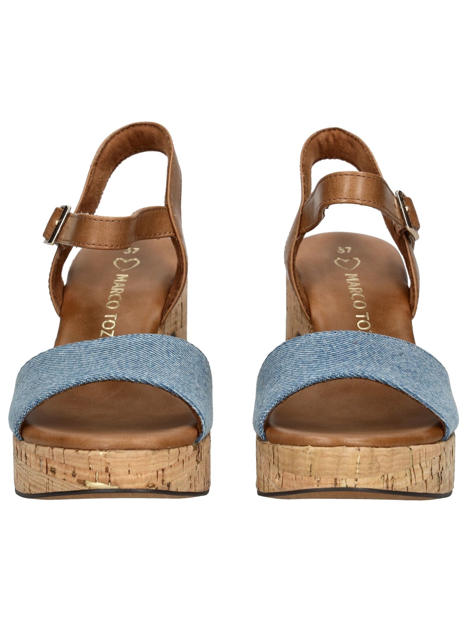 MARCO TOZZI High-Heel-Sandalette »Marco Tozzi Sandalen Lederimitat/Textil«