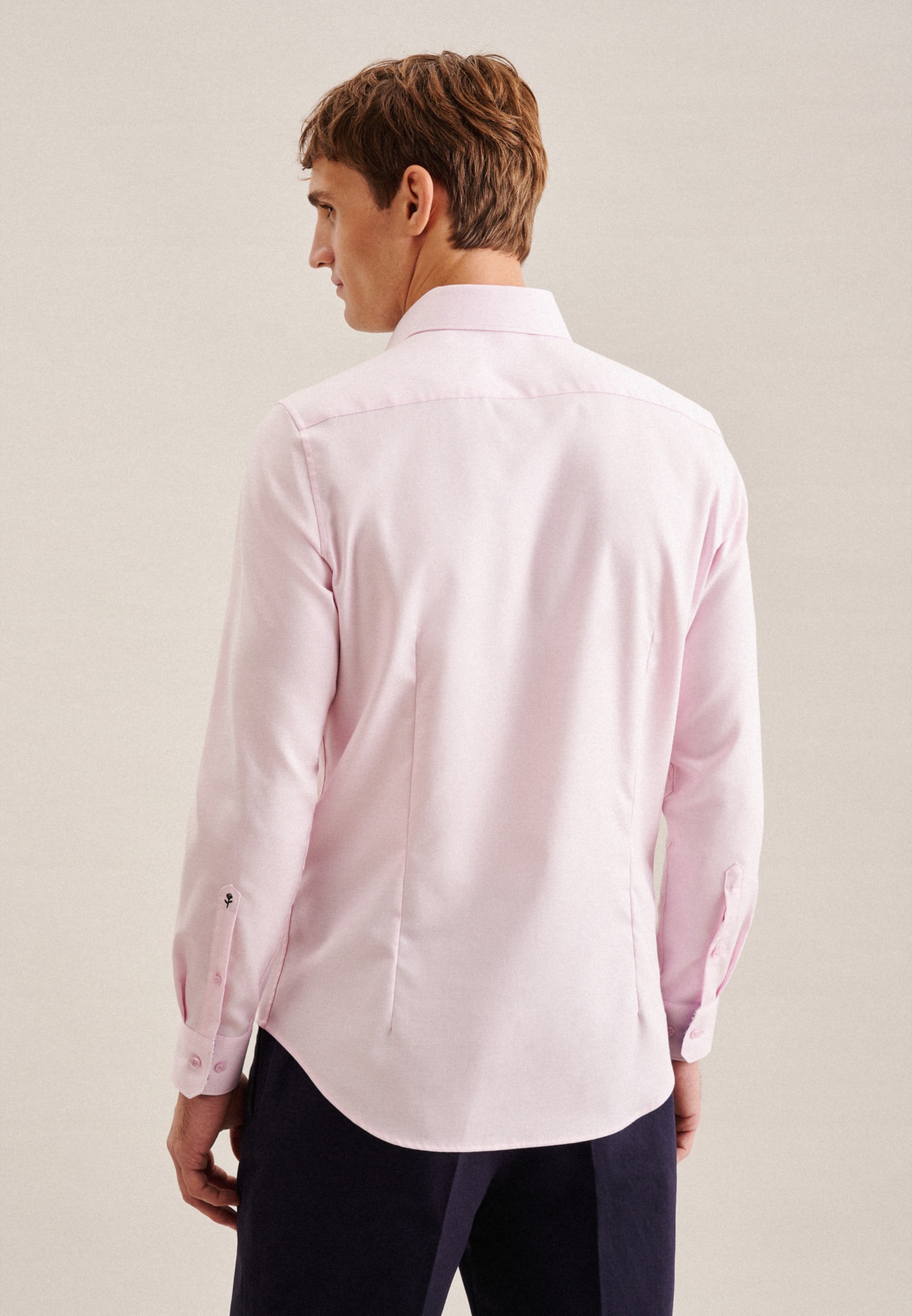 seidensticker Businesshemd "Slim", Slim Langarm Kentkragen Uni günstig online kaufen