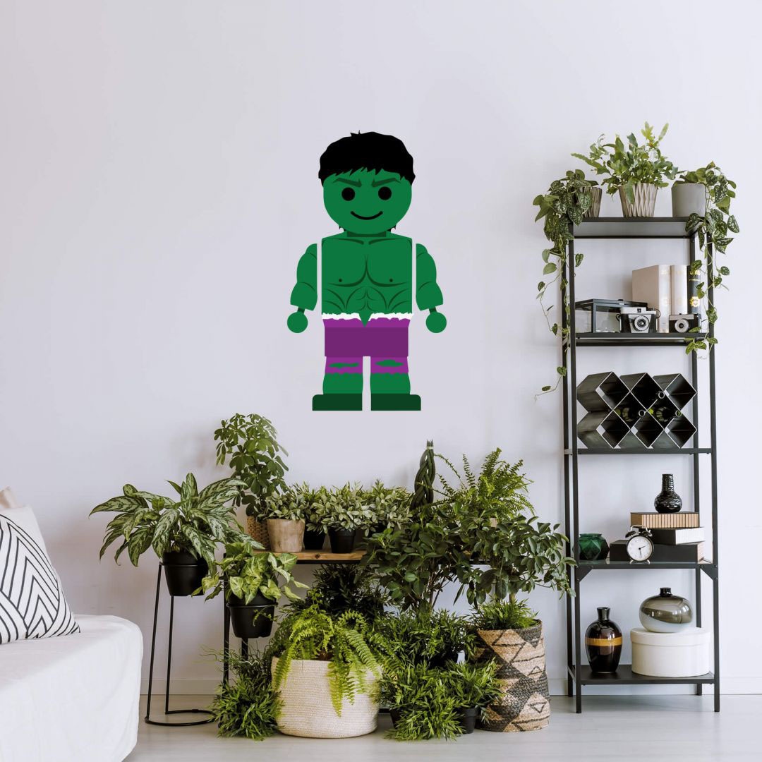 Wall-Art Wandtattoo »Spielfigur The Hulk Marvel«, (1 St.), selbstklebend, entfernbar