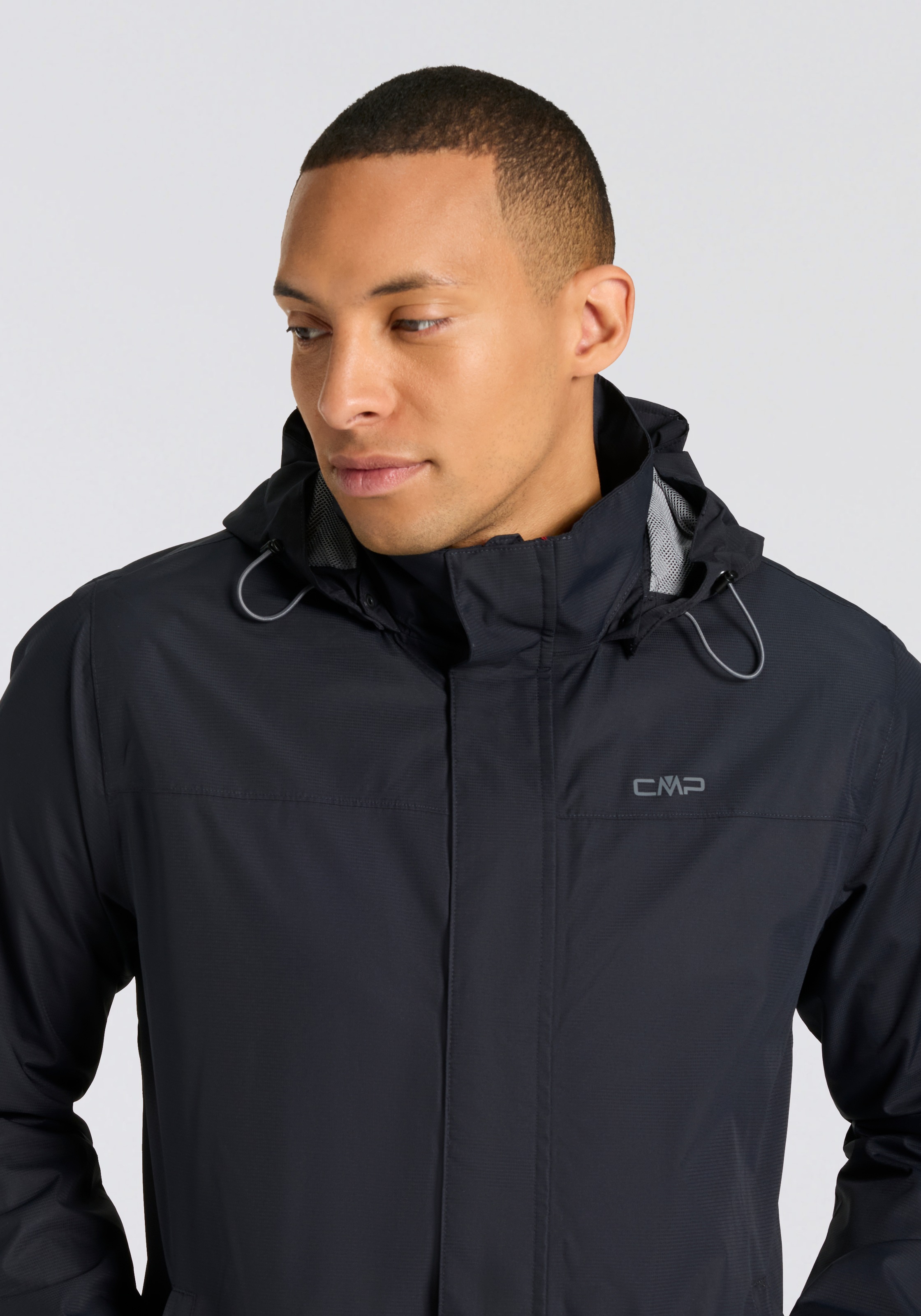 Thumbnail - CMP Regenjacke mit Kapuze Atmungsaktiv & Wasserdicht & Winddicht