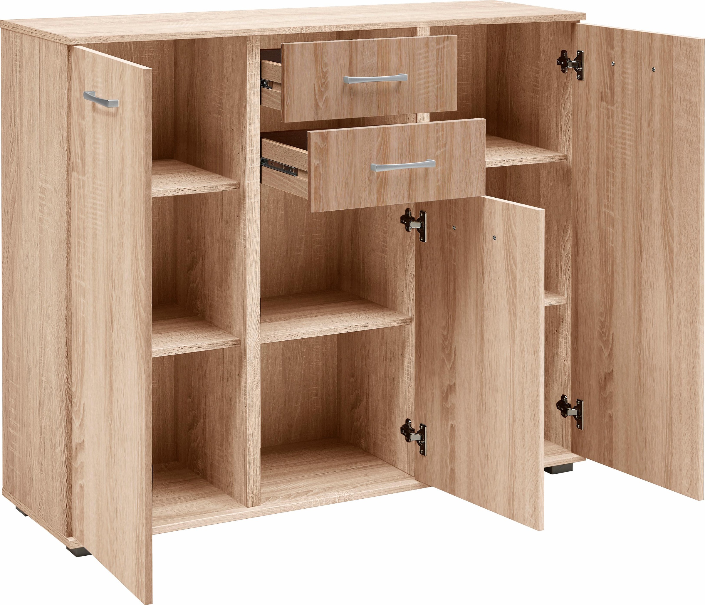 priess Kombikommode "Barcelona mit 4 Schubkästen und Tür in 6 Farben" günstig online kaufen