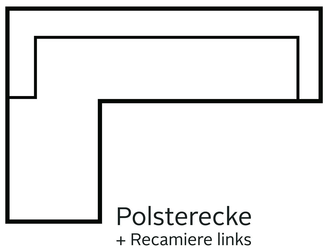 Thumbnail - TRENDMANUFAKTUR Ecksofa "Indie, modern und bequem, Materialmix, L-Form", wahlweise XL oder XXL