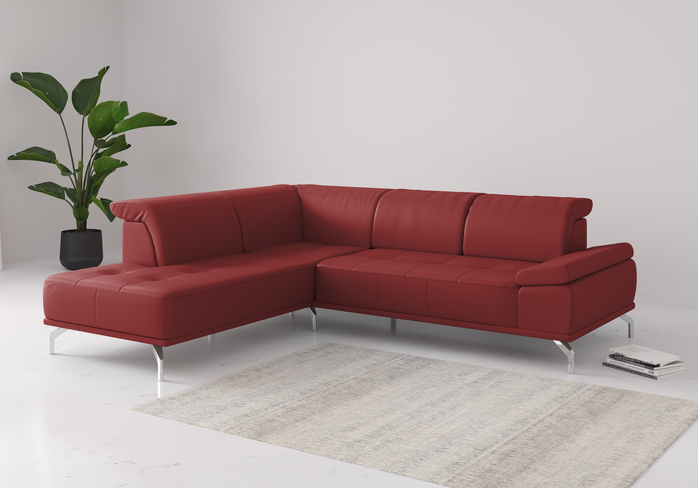 PLACES OF STYLE Ecksofa "Caluna" Inkl.Sitztiefenverstellung, wahlweise mit günstig online kaufen