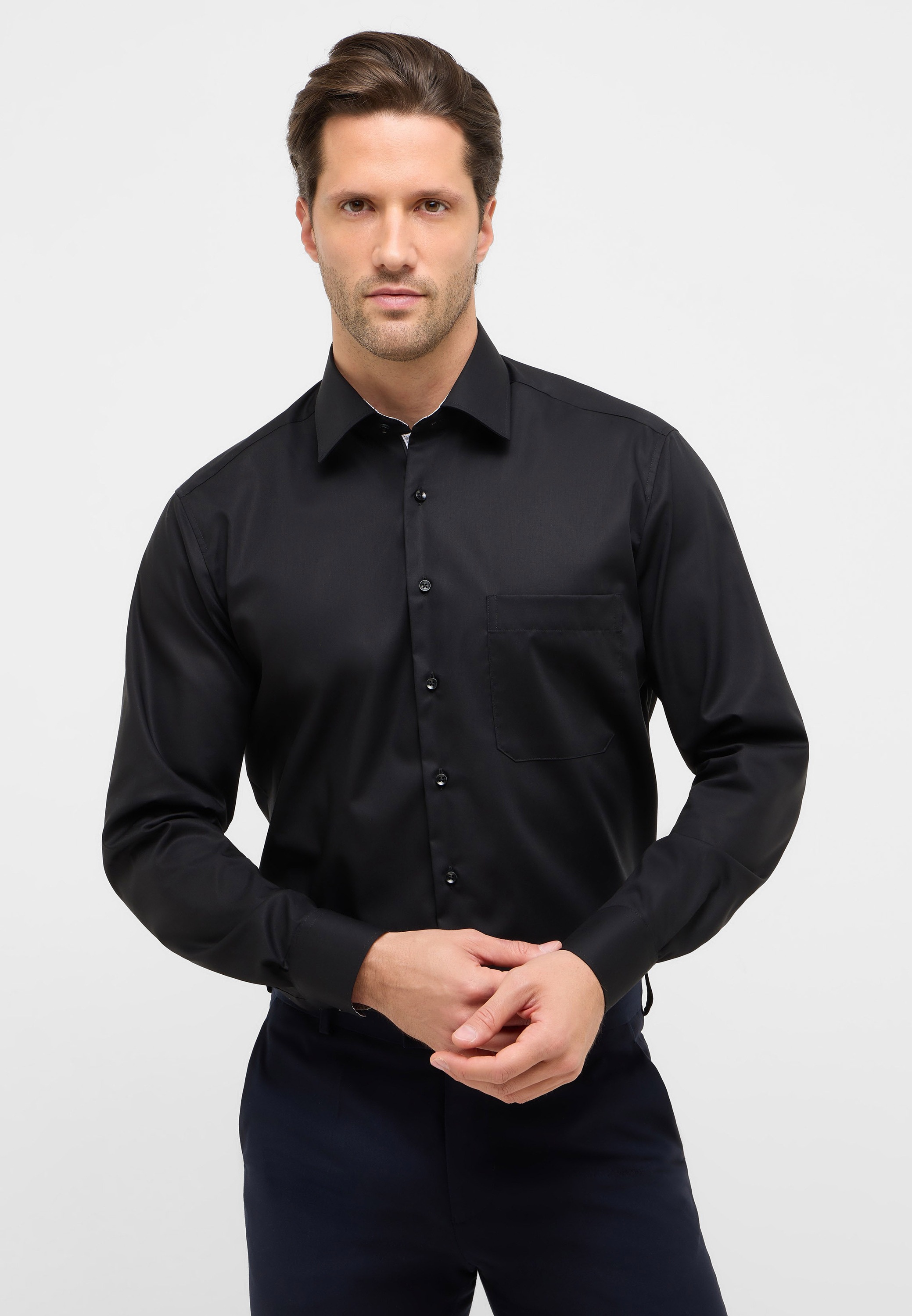 Eterna Langarmhemd "COMFORT FIT" NON IRON (bügelfrei) günstig online kaufen