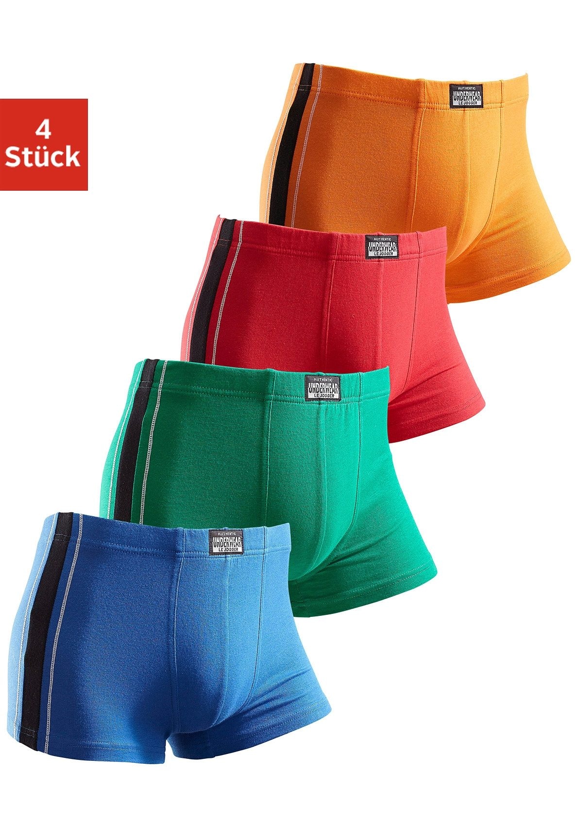 AUTHENTIC UNDERWEAR Boxer "Boxershorts für Herren" Packung, 4 Stk. tlg., mi günstig online kaufen