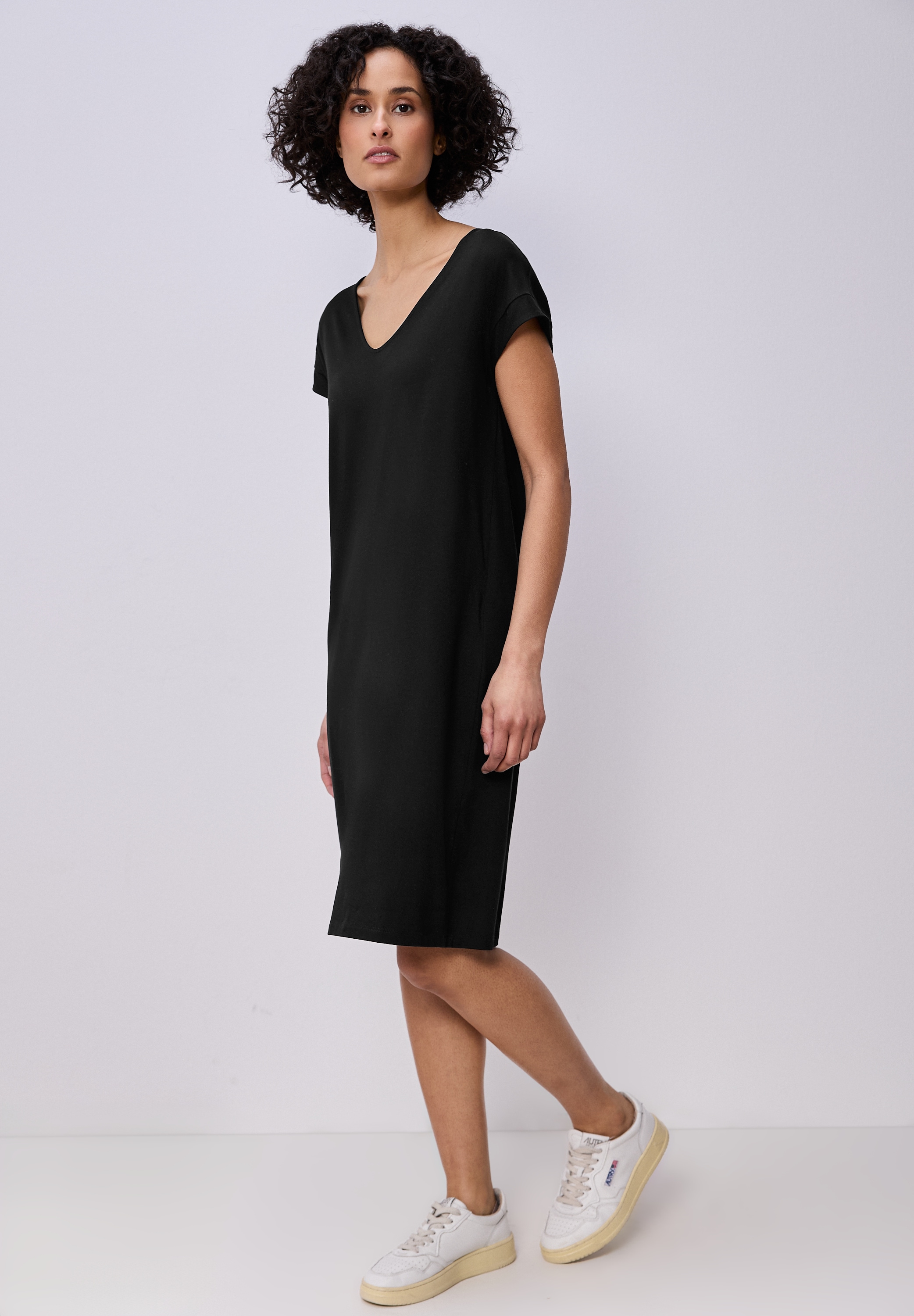 STREET ONE Jerseykleid Ohne Taschen aus Viskose