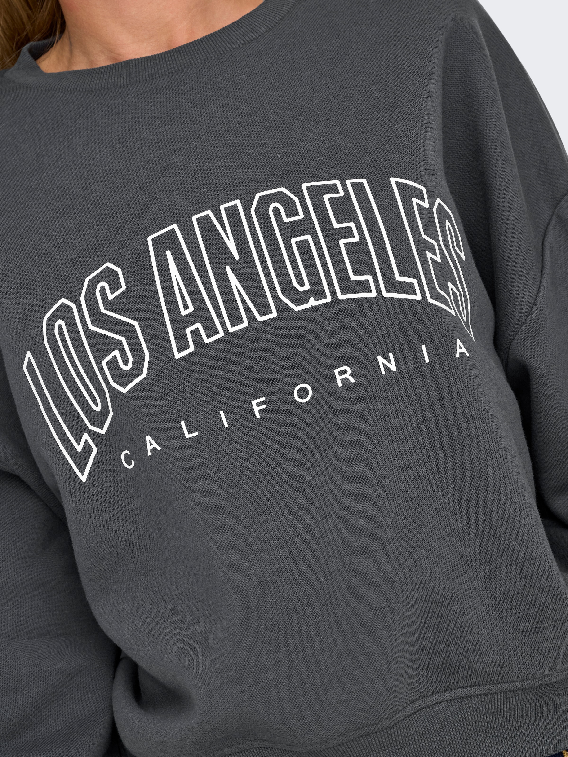ONLY Sweatshirt »ONLSWEAT L/S CREW OVERSIZE STATE SWT«