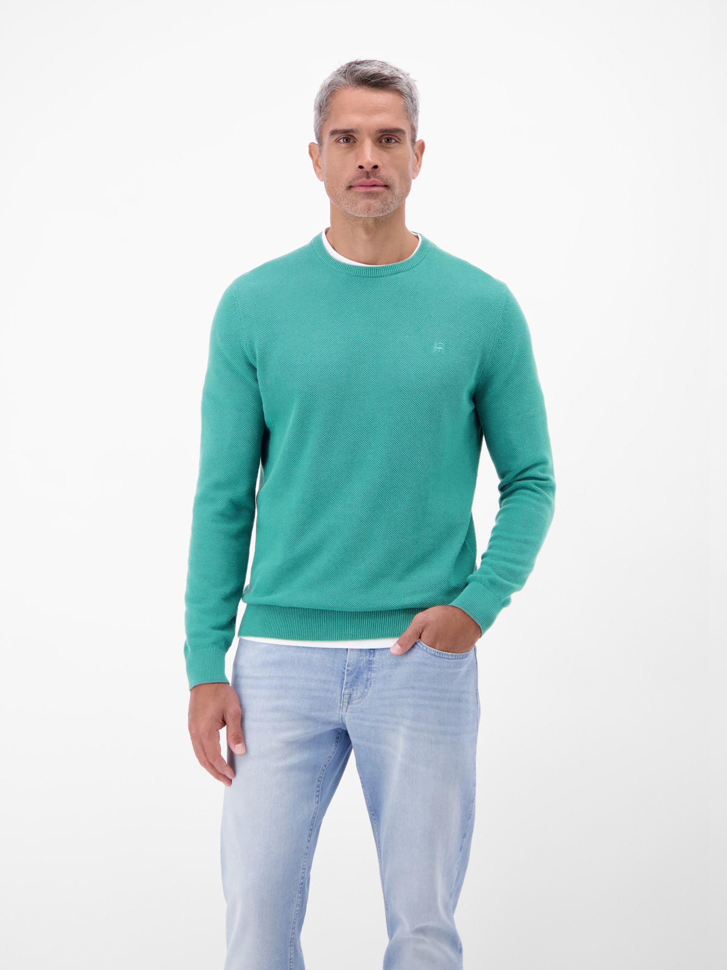LERROS "Sweatshirt in dynamischer 2-Tone-Optik"