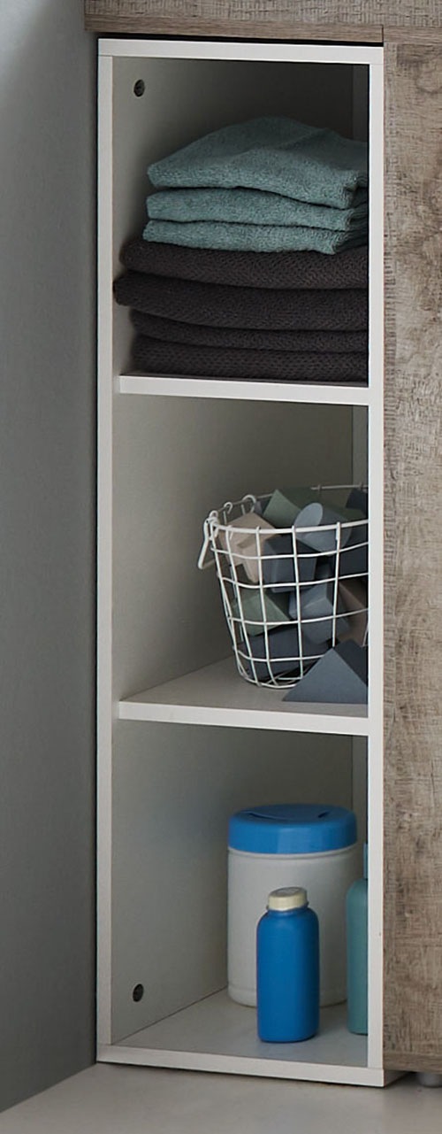 arthur berndt Babyzimmer-Komplettset »Jugendzimmer-Set »Kilian« 4-teilig«, (4 tlg.), Platinum Oak/ Weiß Nachbildung
