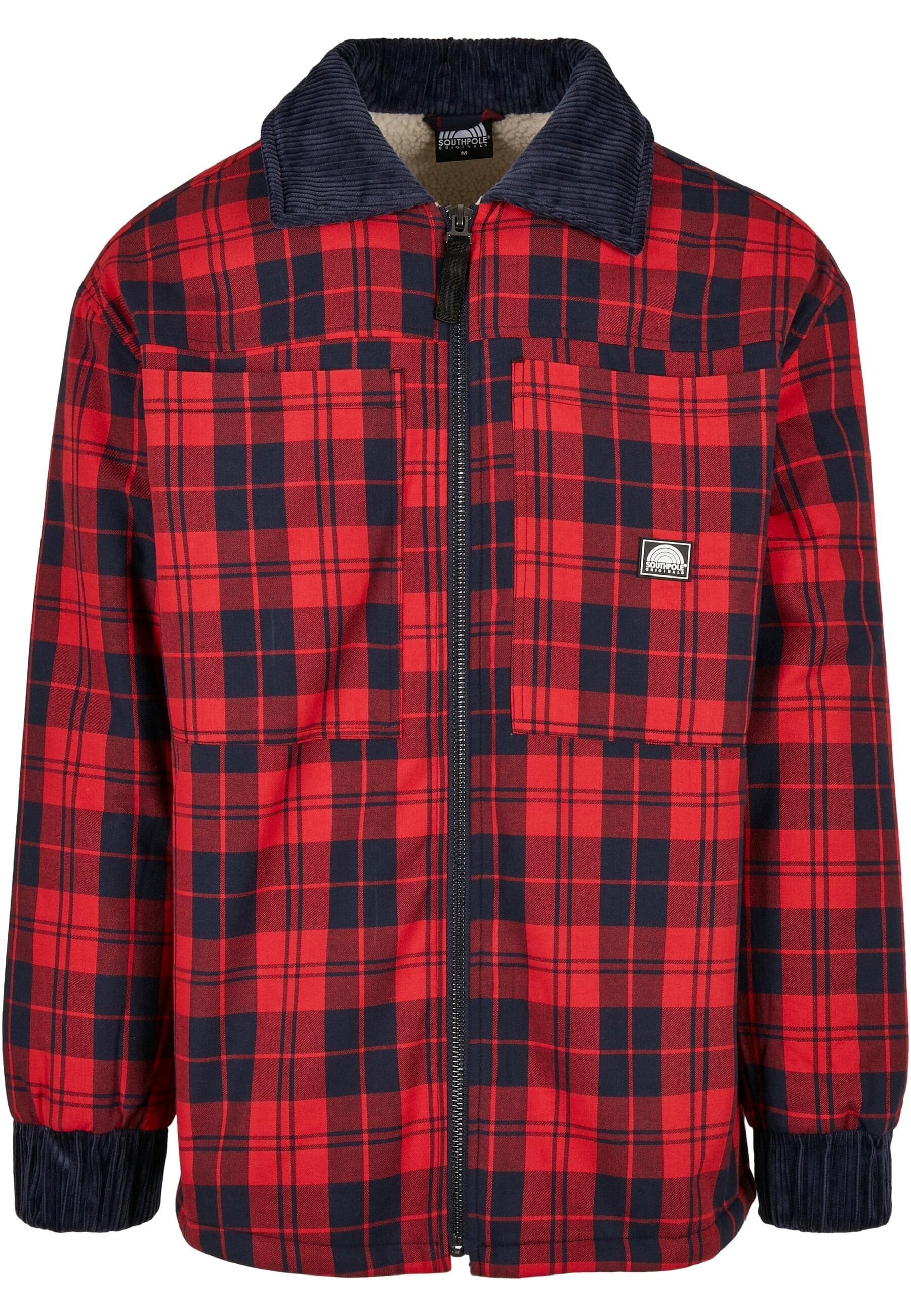 Allwetterjacke »Southpole Herren Southpole Check Flannel Sherpa Jacket«, (1 St.), ohne...