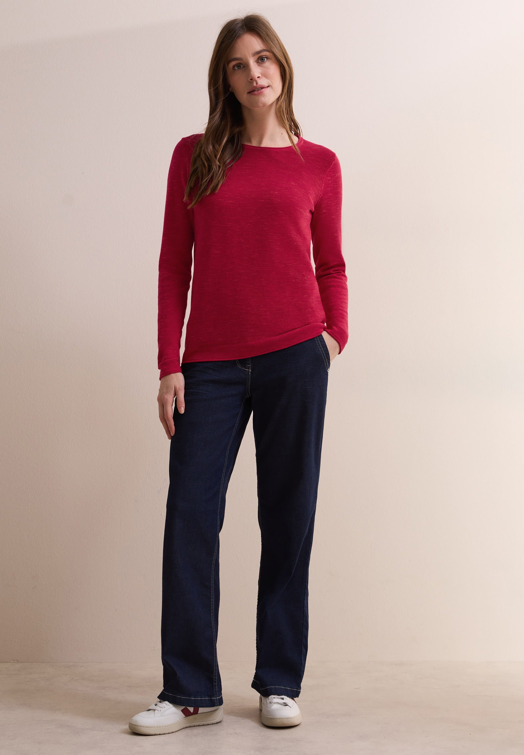 Cecil Strickpullover, im soften Baumwoll-Mix