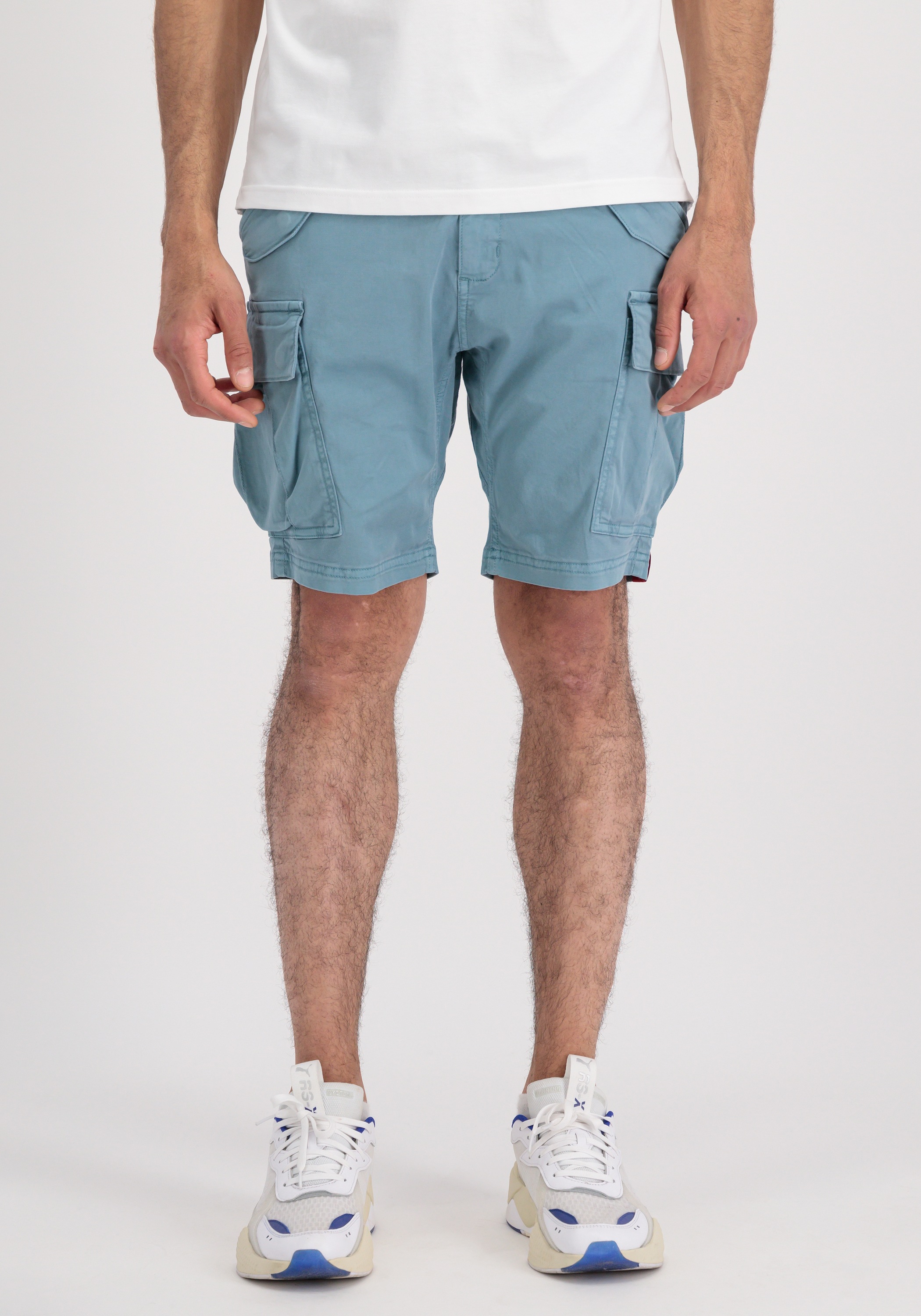 Herren Shorts "Airman Short", bunt, Gr. 30, ALPHA INDUSTRIES, Obermaterial: 98% Baumwolle, 2% Elastan; Futter: 100% Baumwolle, Hosen