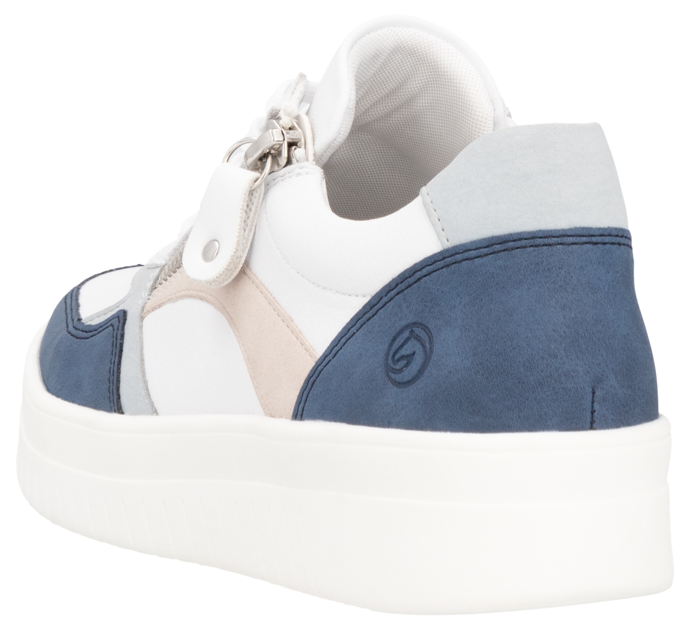 Remonte Plateausneaker, Freizeitschuh, Halbschuh, Schnürschuh in schmaler Form
