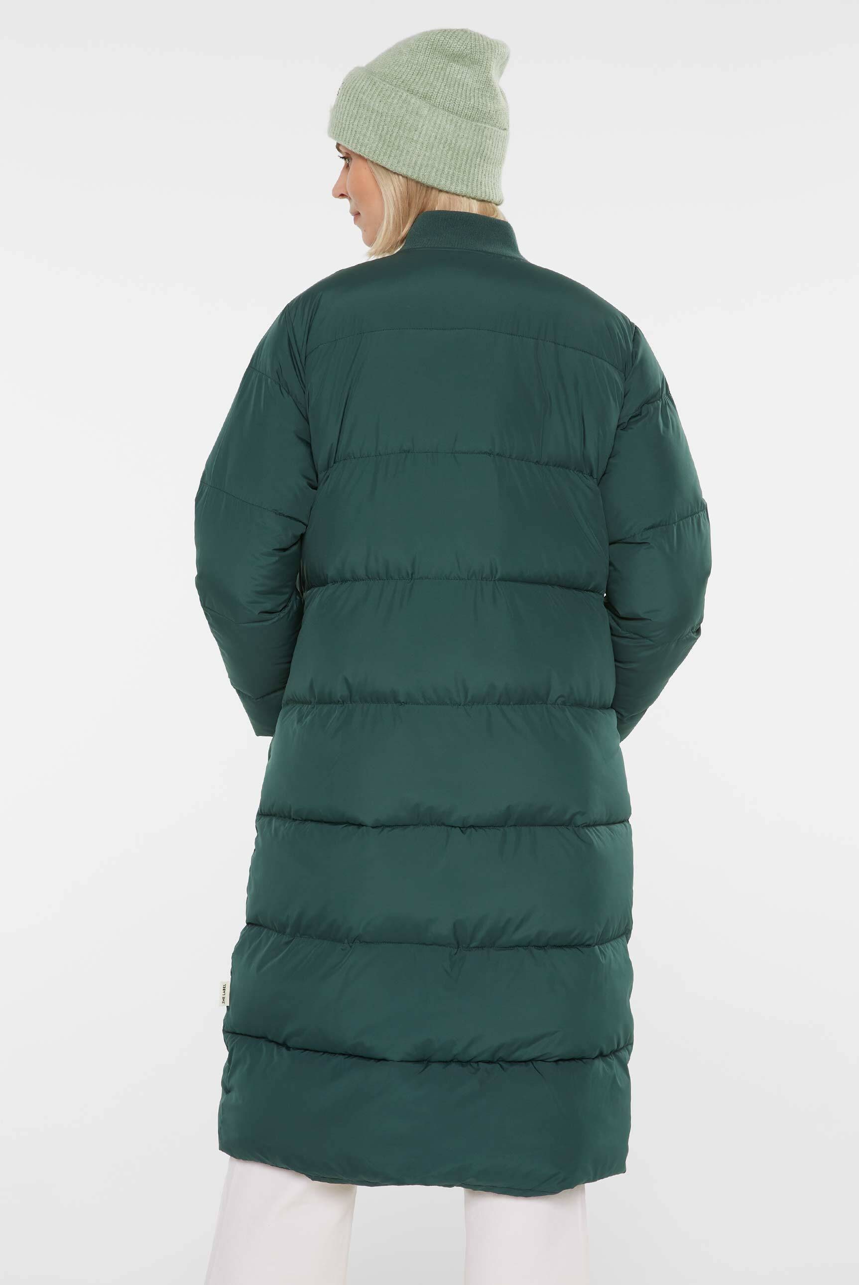 SENSES.THE LABEL Langjacke ohne Kapuze mit Zwei-Wege-Reißverschluss