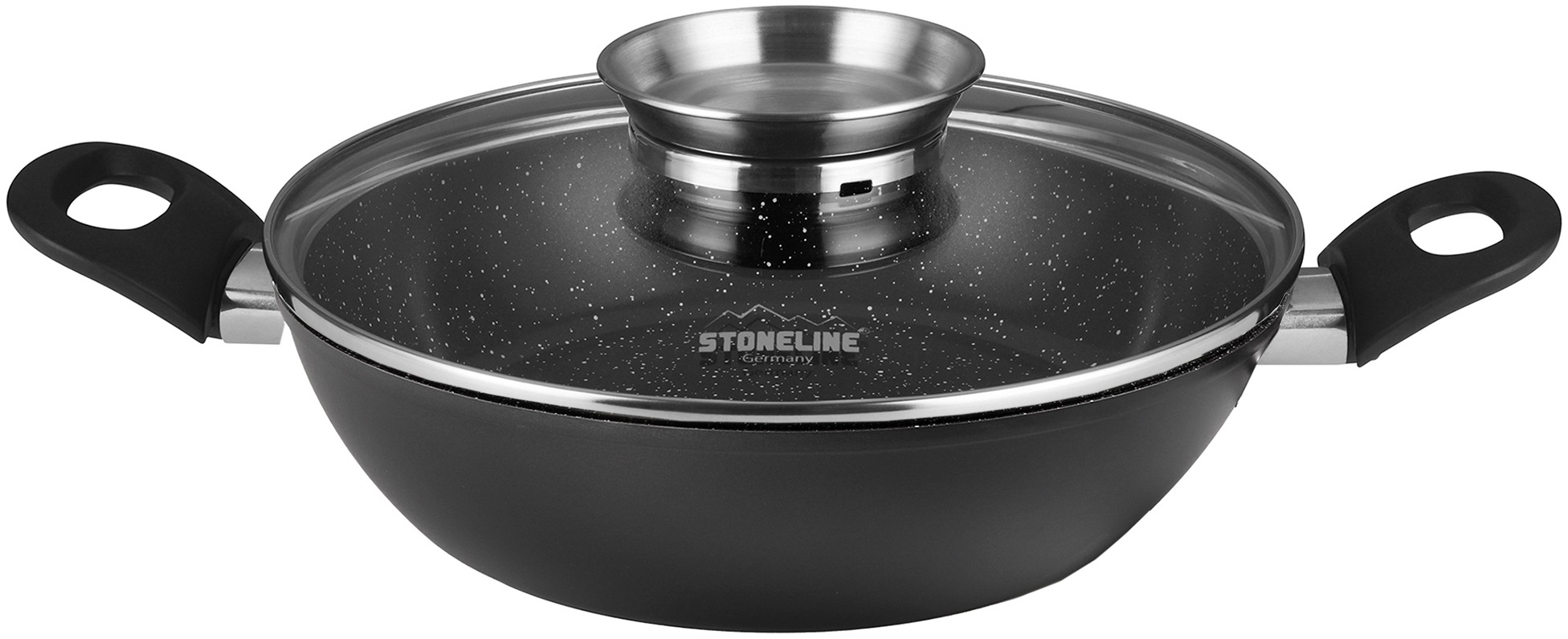 STONELINE Servierpfanne "CERAMIC" Aluminium 1 Stk. tlg. Ø 28 cm. 3,7 Liter, Induktion