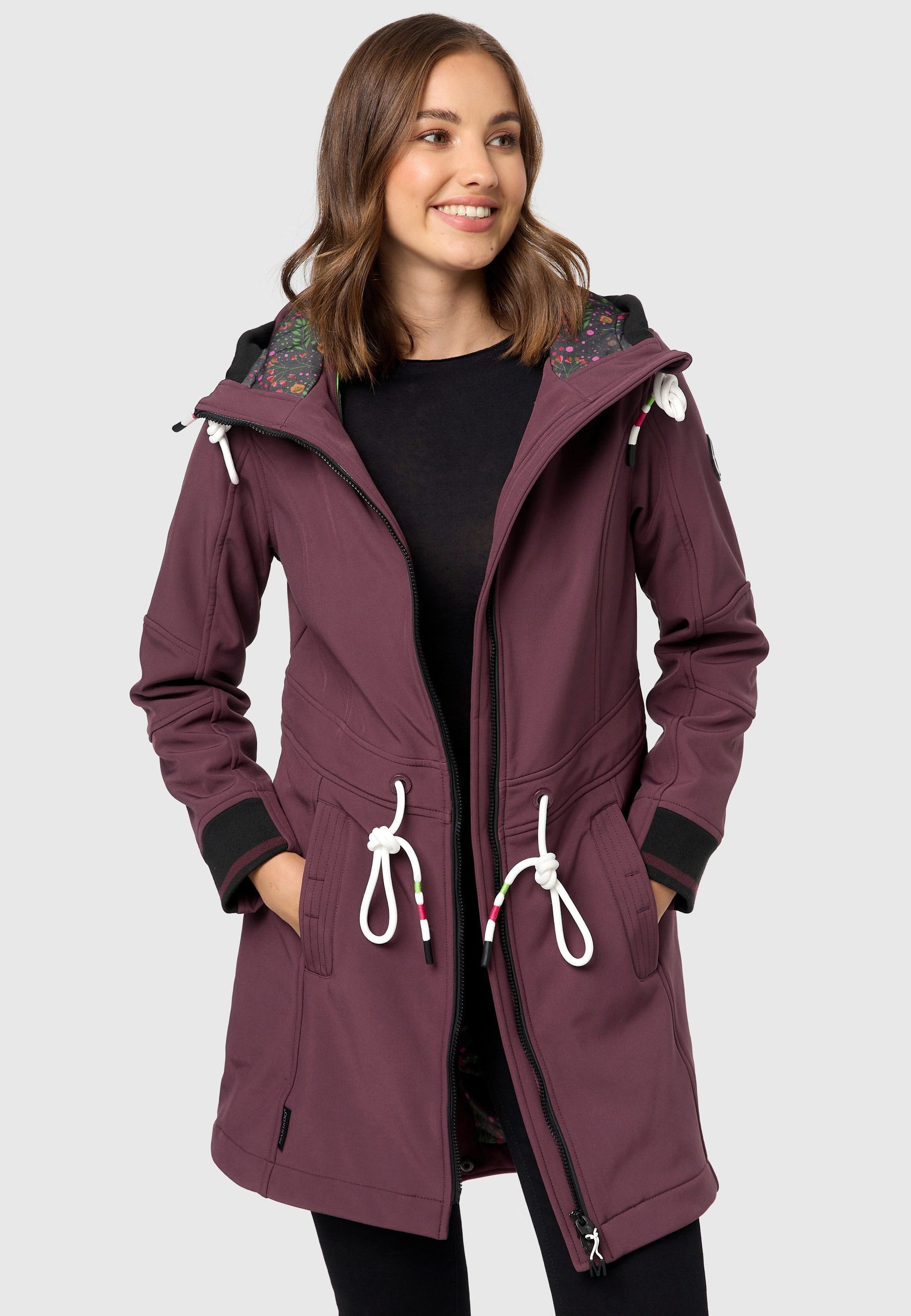 Marikoo Softshelljacke »Mount Furnica«, mit hochschließendem Kragen