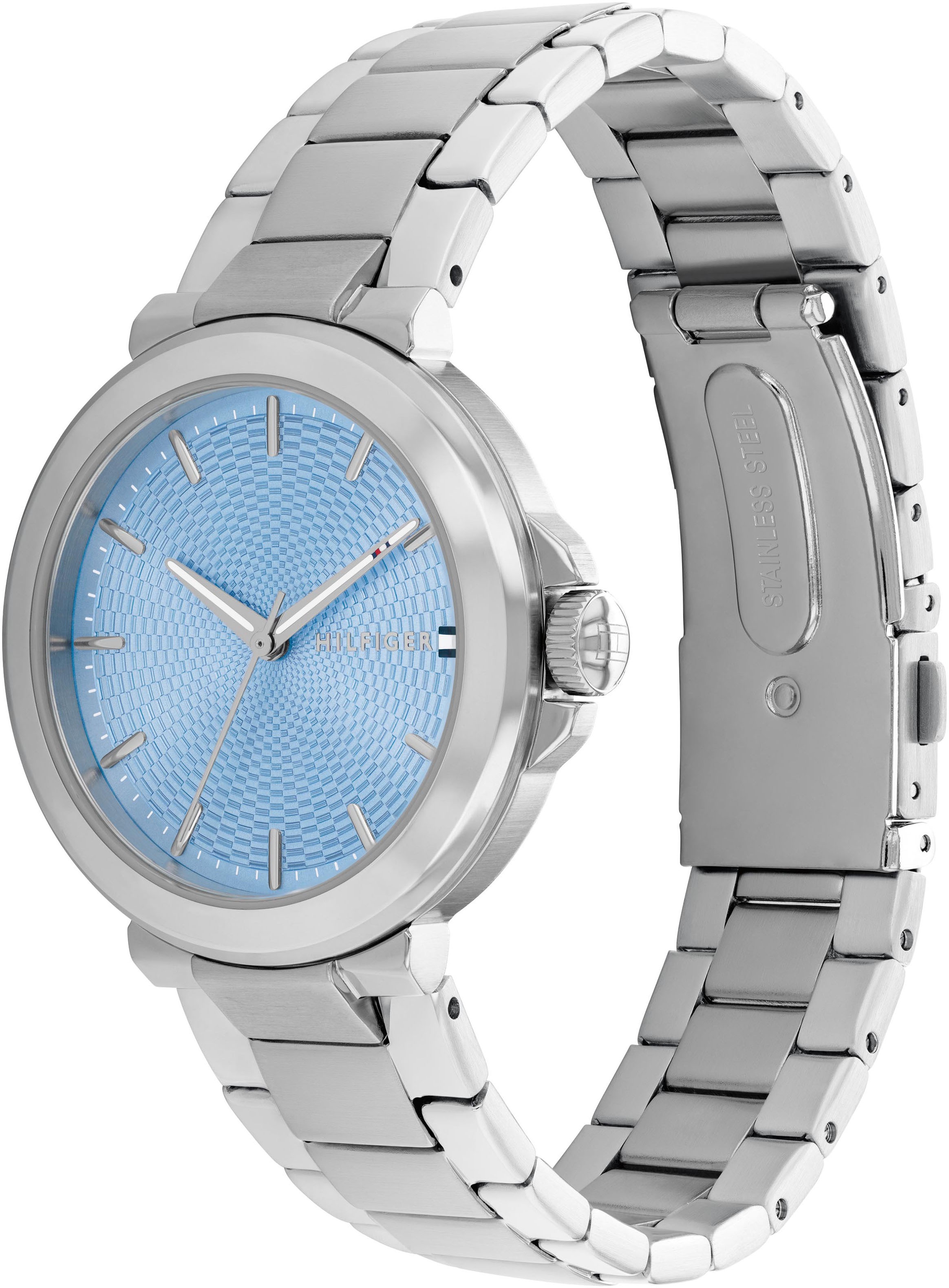 Tommy Hilfiger Quarzuhr »Lori«, Armbanduhr, Damenuhr, Edelstahlarmband, analog