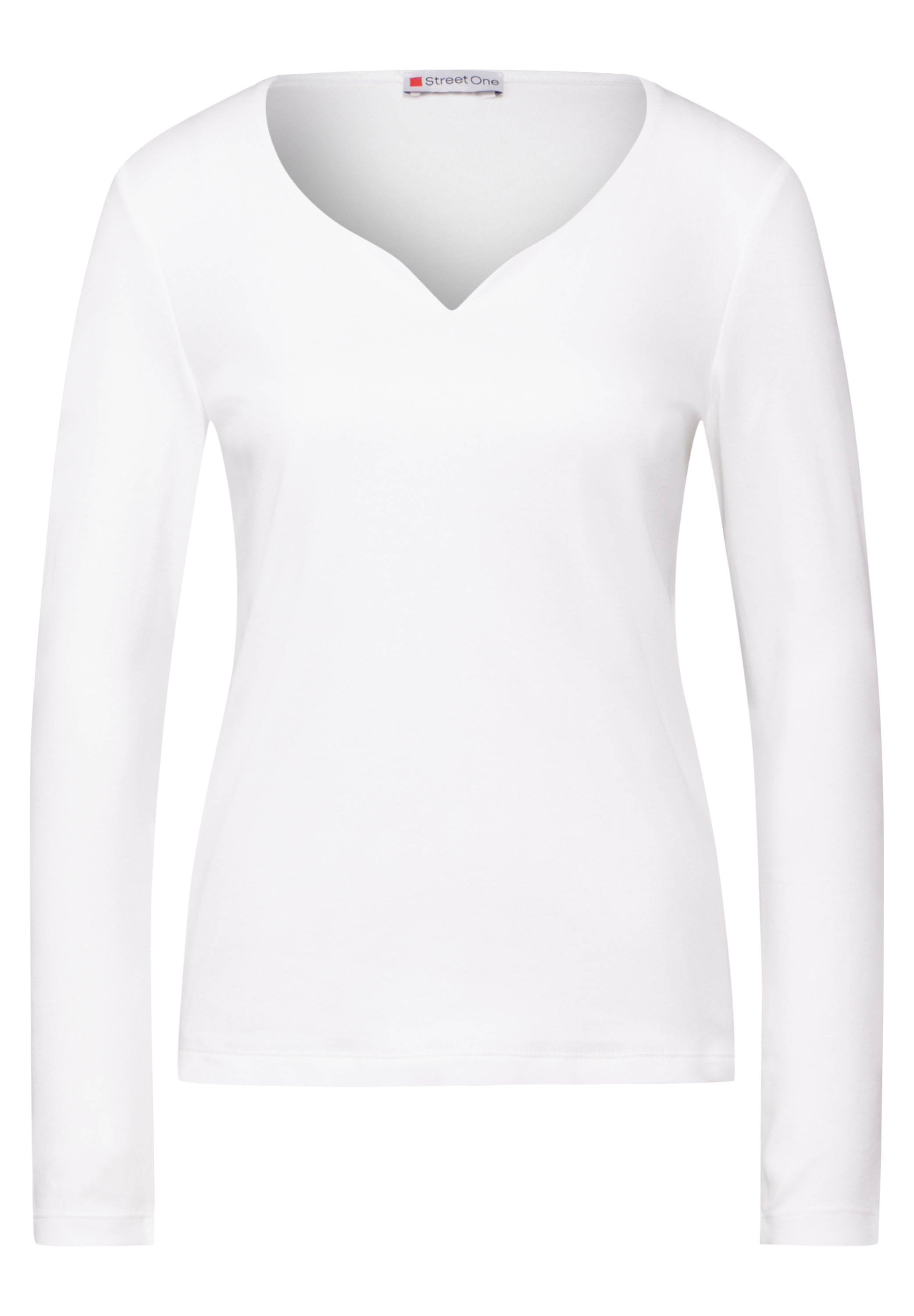 STREET ONE Langarmshirt, im soften Baumwoll-Mix