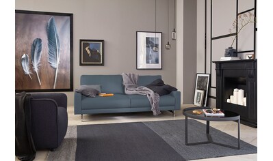 hülsta sofa 3-Sitzer »hs.450«, Armlehne schmal niedrig, Breite 204 cm, Fuß... kaufen