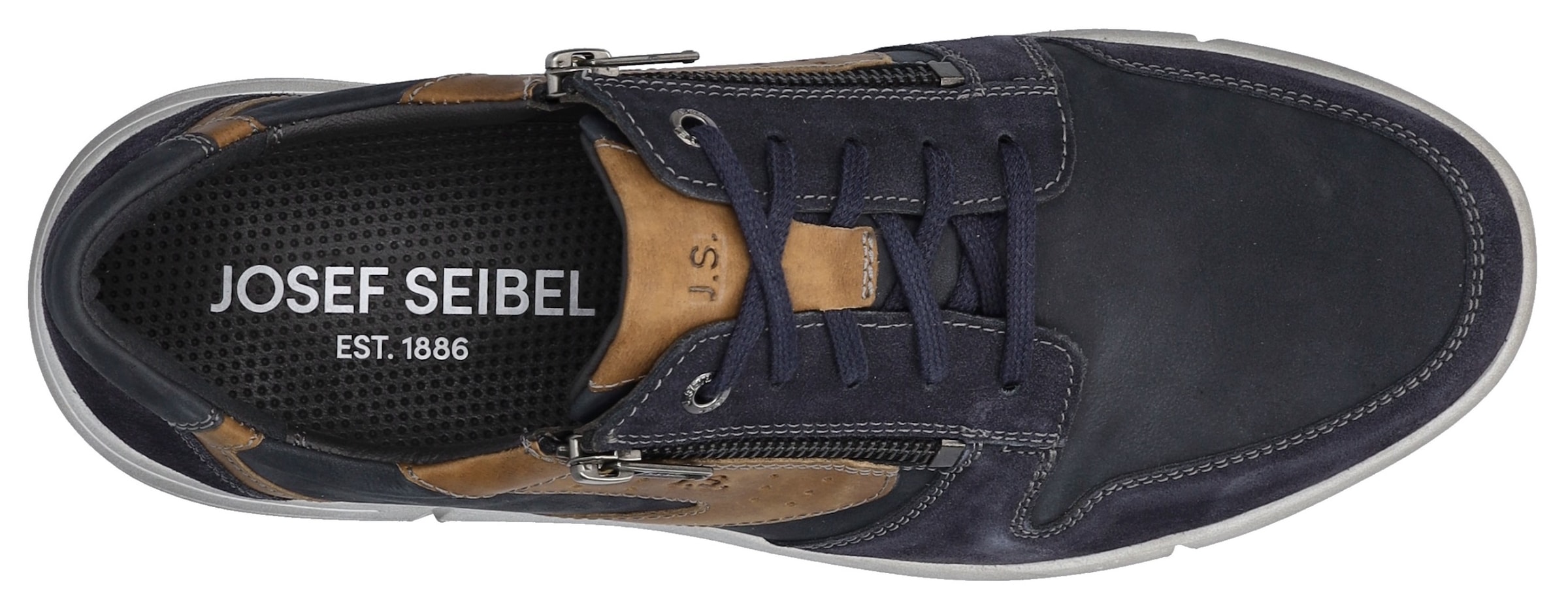 Josef Seibel Sneaker »Enrico 20«, Freizeitschuh, Komfortschuh, Schnürschuh in Weite G (weit)