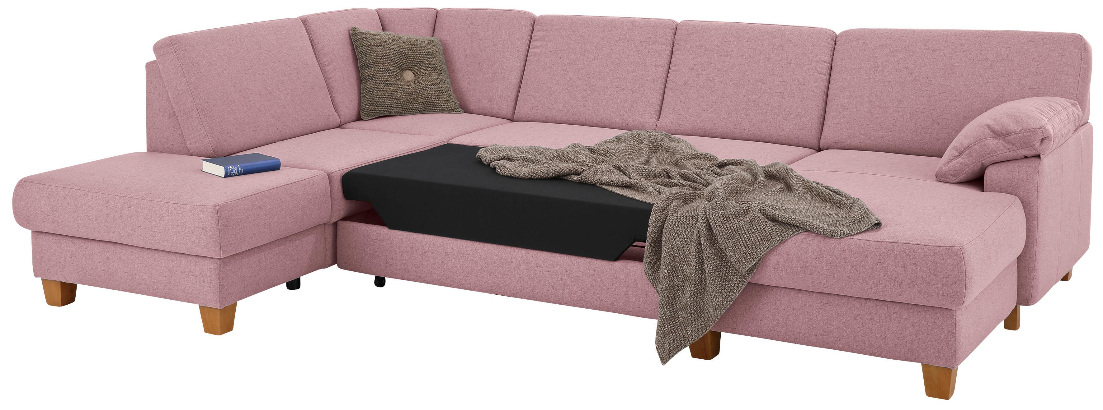 Thumbnail - Home affaire Wohnlandschaft "Belfort U-Form", mit Federkern, wahlweise mit Bettfunktion und Stauraum