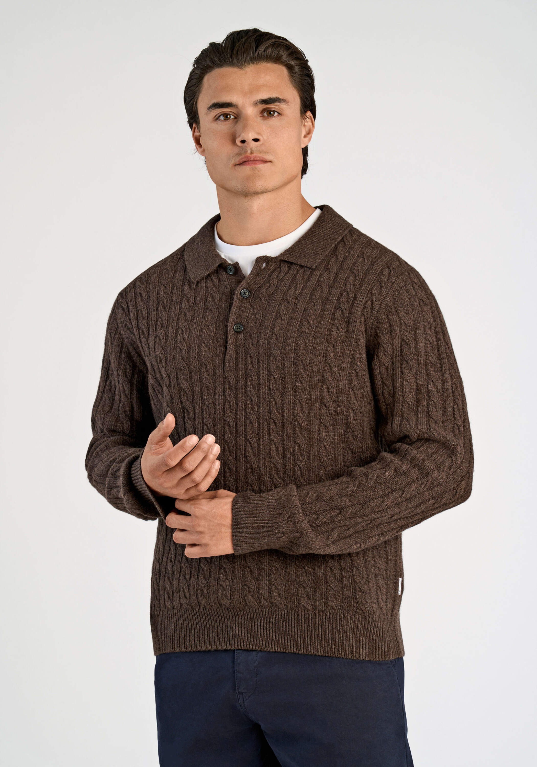 LINDBERGH Poloshirt "Strickpullover Relaxed Fit" günstig online kaufen