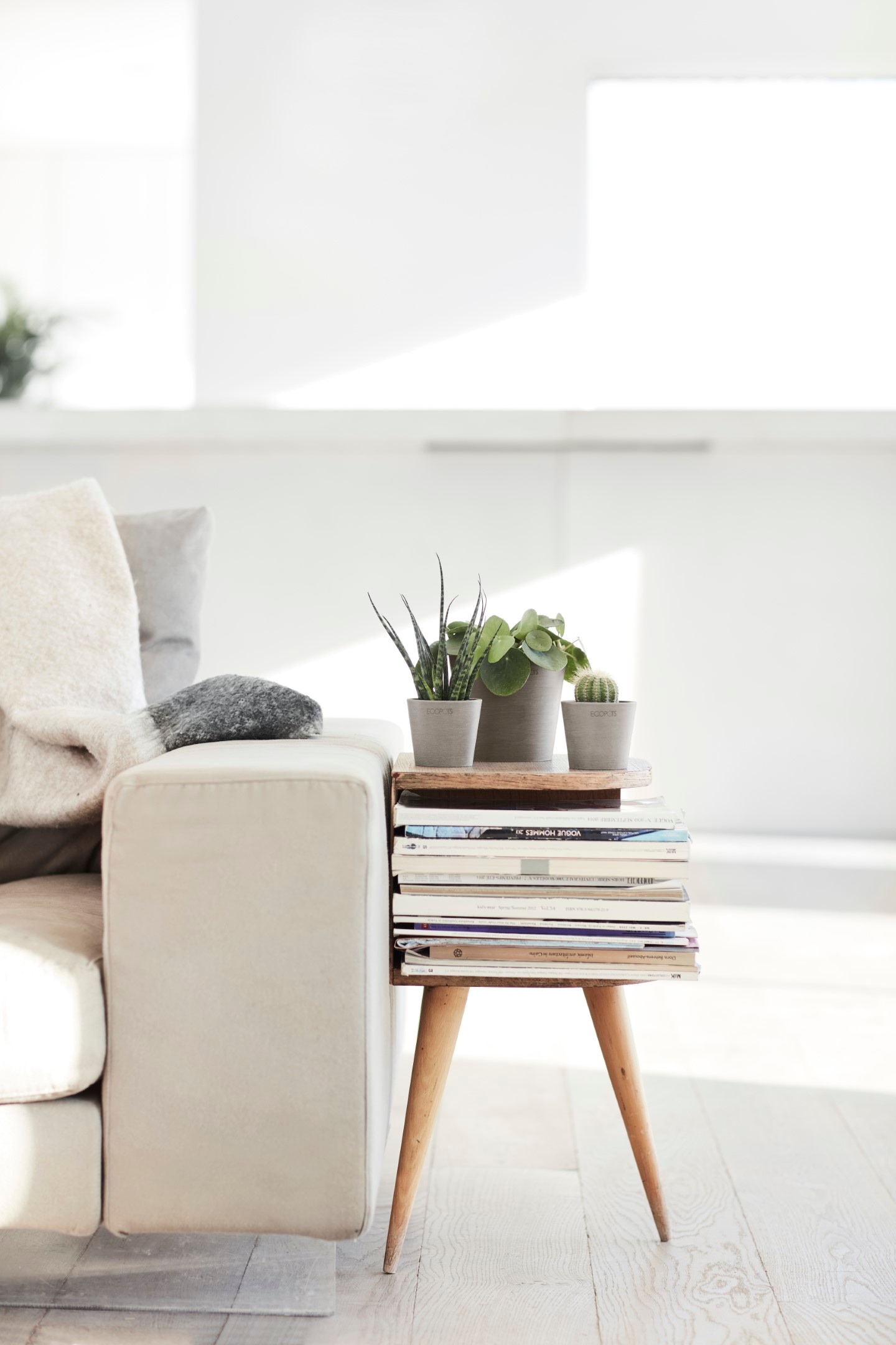 ECOPOTS Blumentopf »Amsterdam Mini 13 Taupe« für den Innenbereich