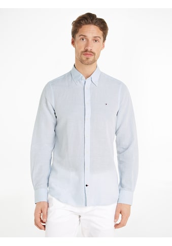 Langarmhemd »CL W-CO LINEN SOLID SF SHIRT«