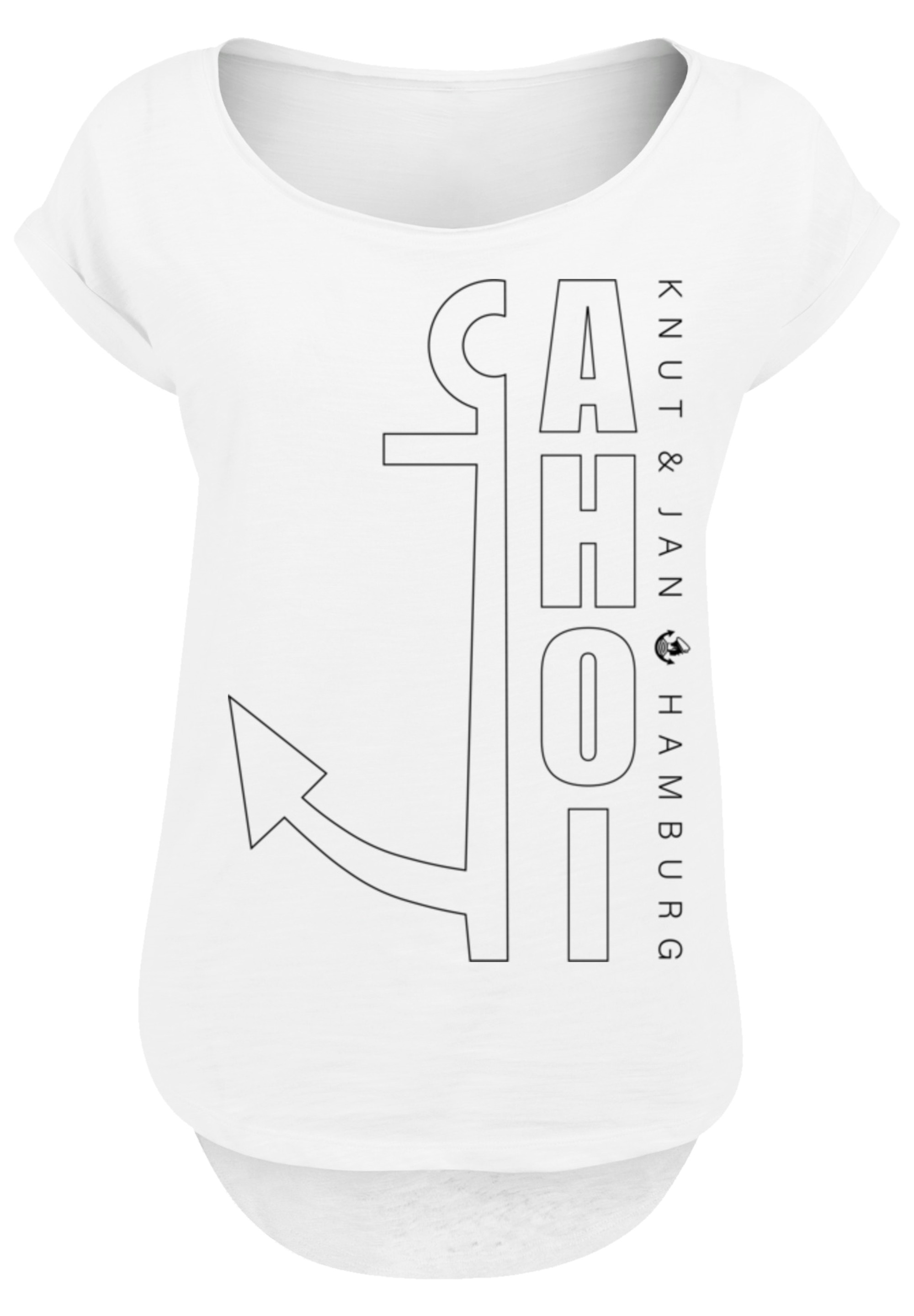 F4NT4STIC T-Shirt "Ahoi Anker Outlines Knut & Jan Hamburg", Print günstig online kaufen