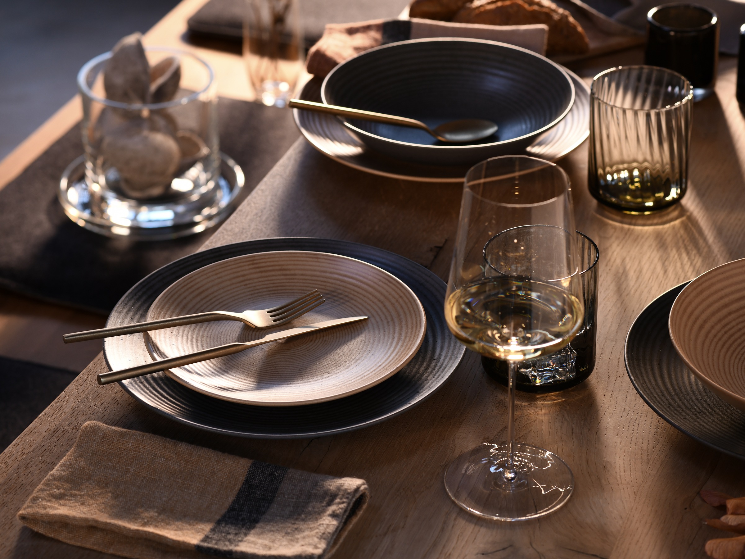 CreaTable Teller-Set "Catania Mix, Tellerset 18-tlg." Vintage Farben, Ausdr günstig online kaufen