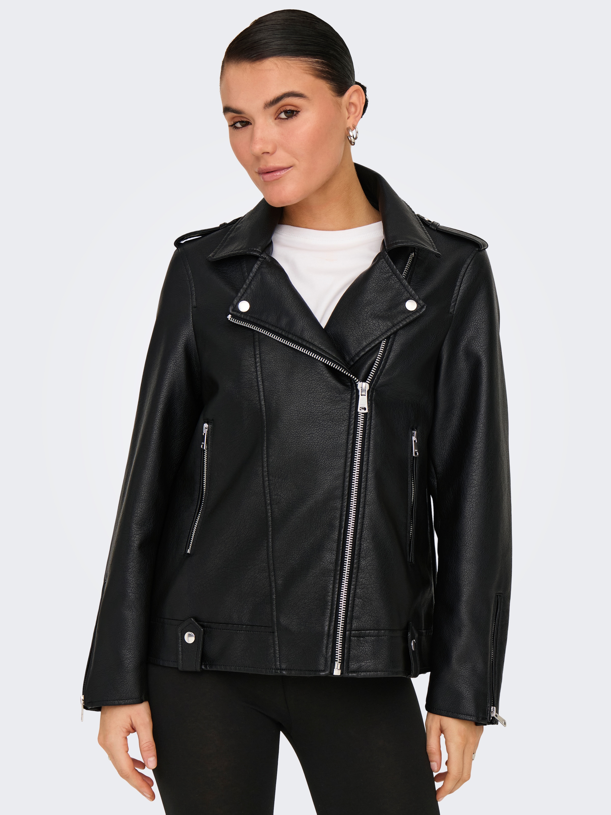 ONLY Lederimitatjacke "ONLMILLE FAUX LEATHER JACKET OTW" günstig online kaufen