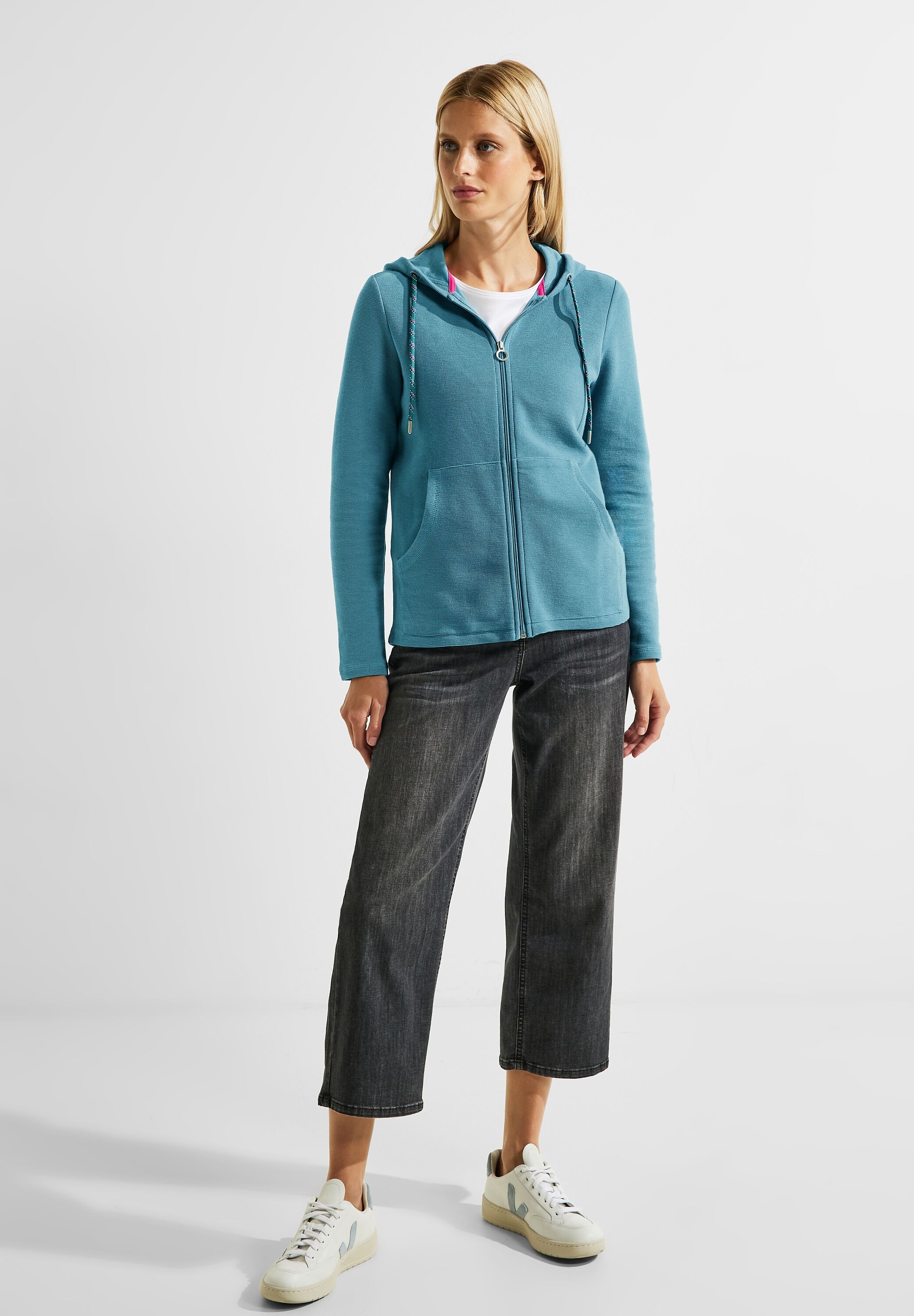 Cecil Shirtjacke, mit Kapuze