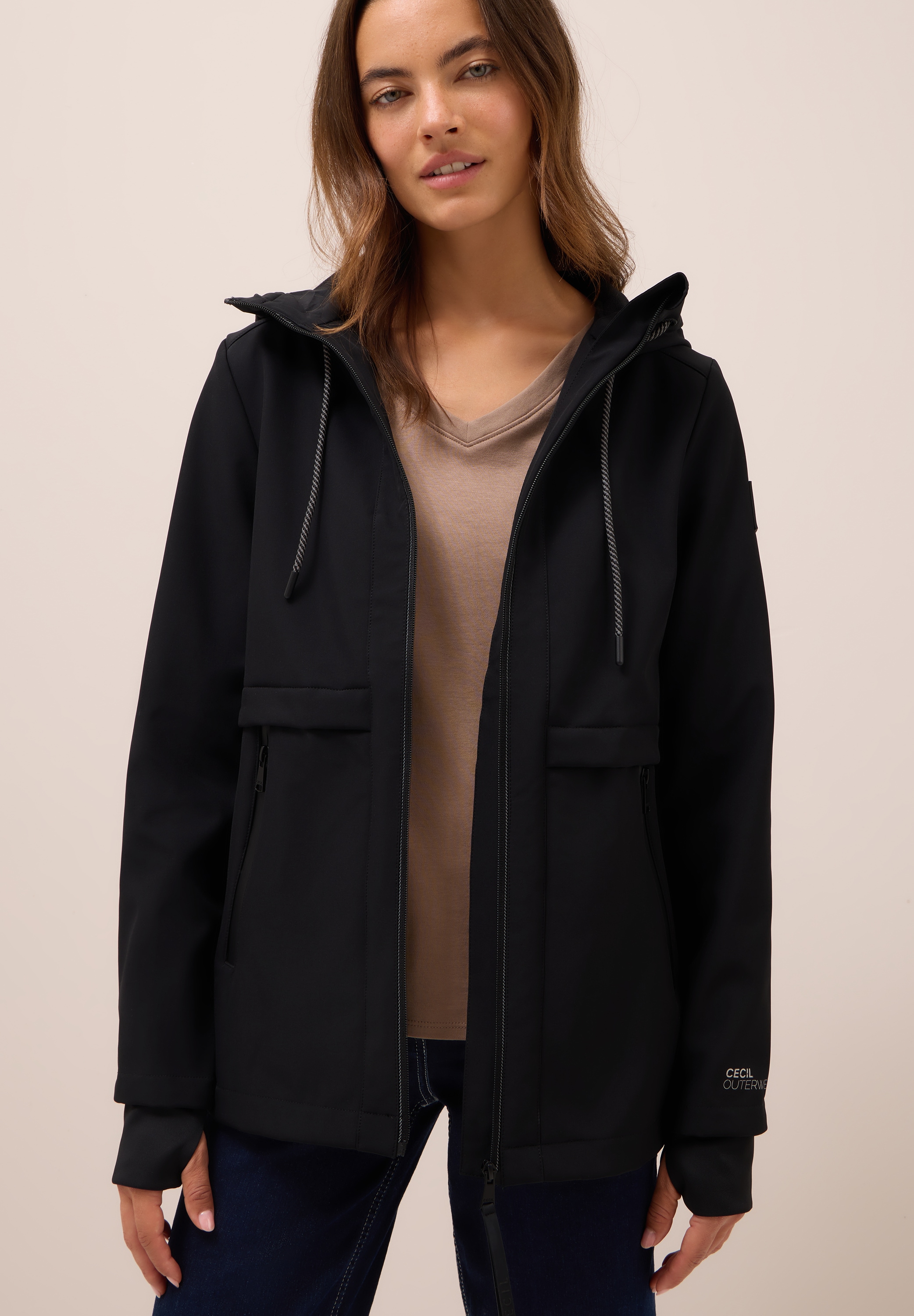 Cecil Kurzjacke mit Kapuze