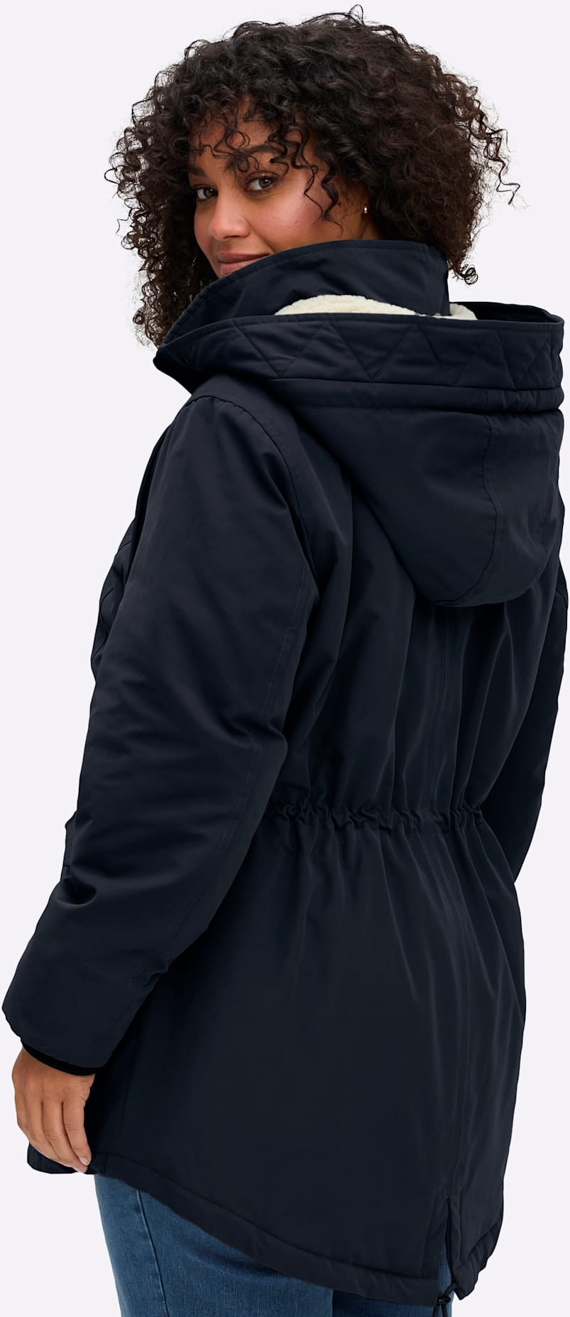 Sheego Parka, mit Kapuze