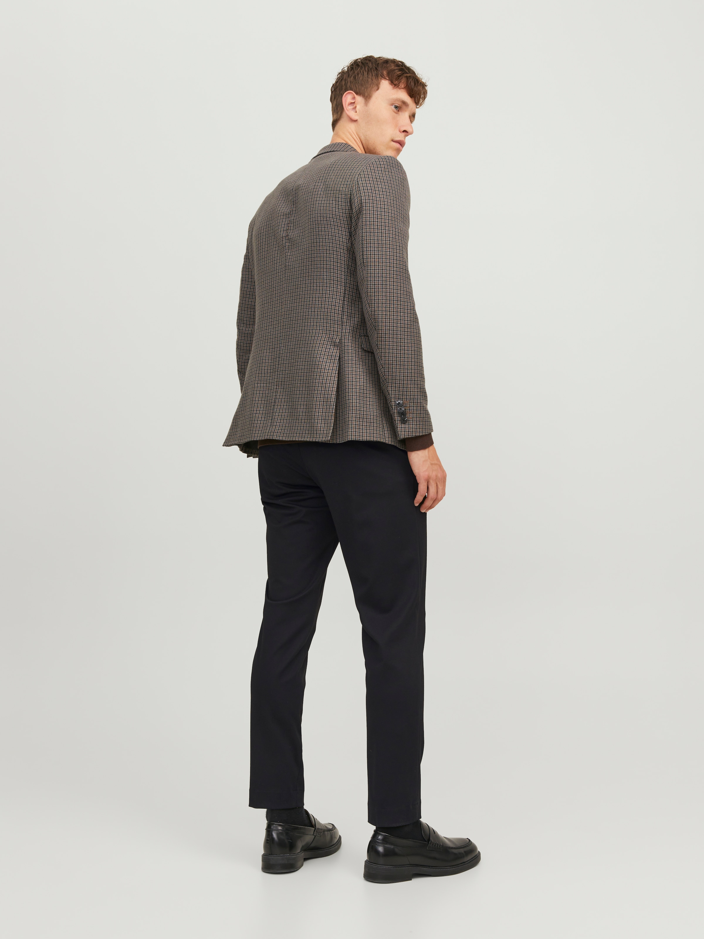 Jack & Jones Chinohose »JPSTMARCO – Chinohose mit mittlerer Taille, Slim Fit, bequem«  unifarben, modisch, slim fit, Web
