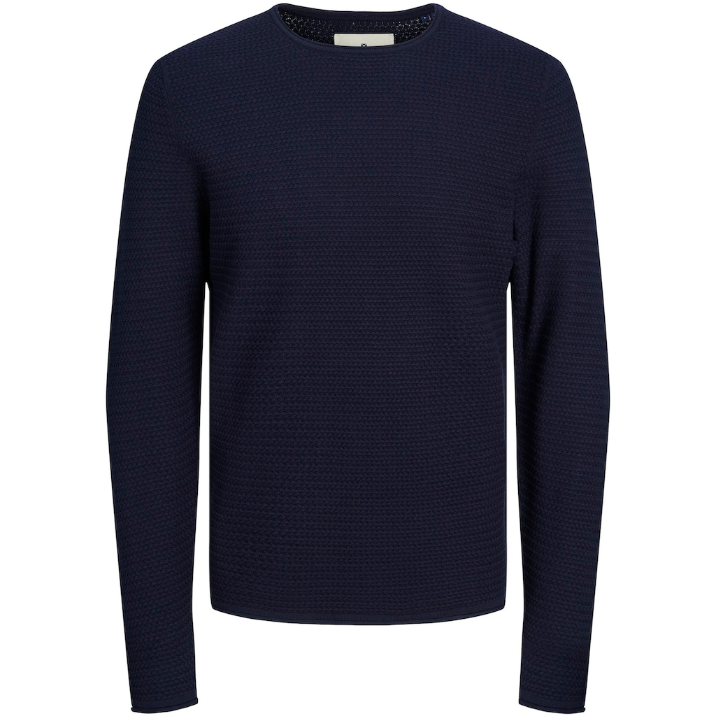 Jack & Jones Rundhalspullover »JPRBLUMIGUEL KNIT CREW NECK NOOS«