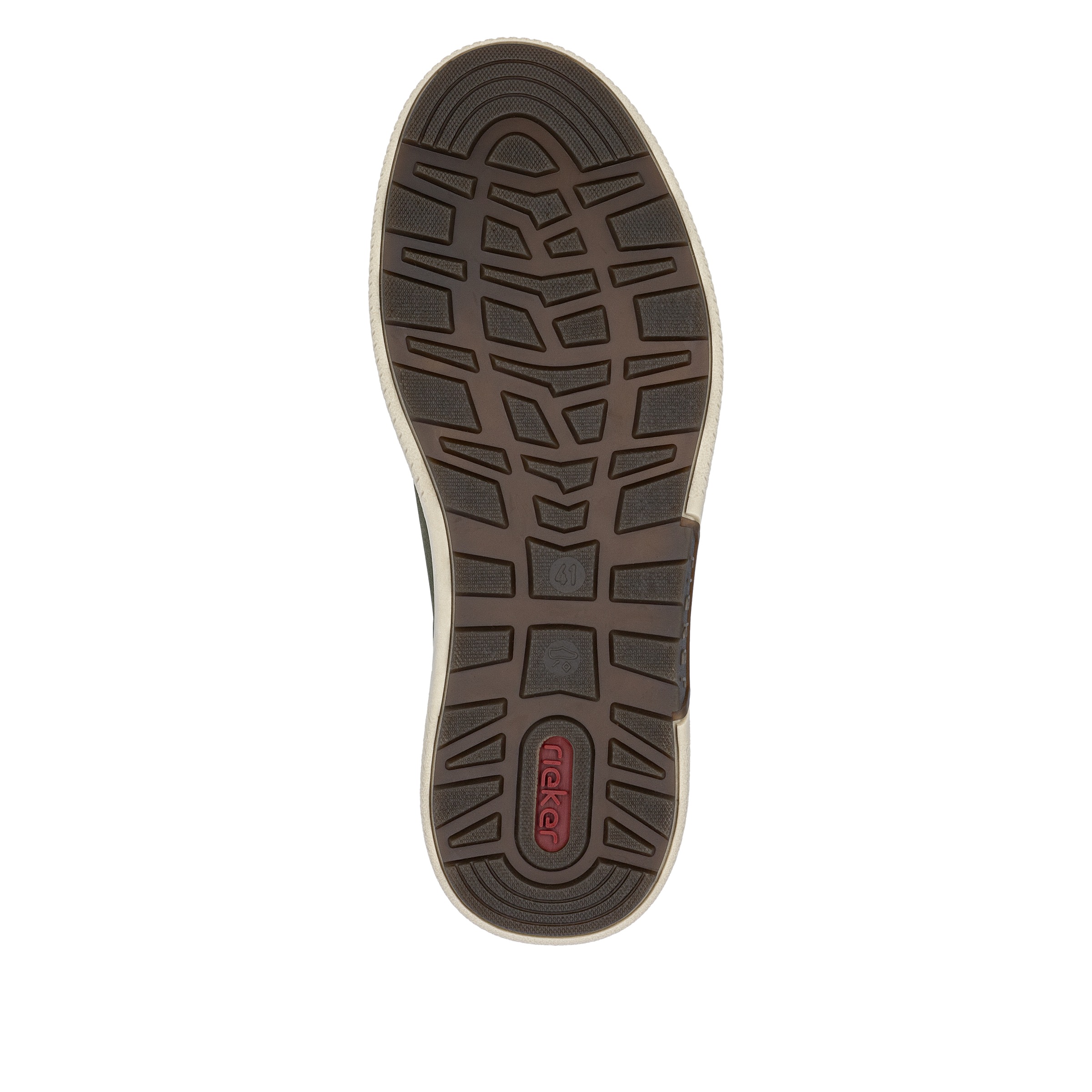 Rieker Sneaker, Halbschuh, Schnürschuh, Casual Sneaker mit weichem Schaftrand, TEX