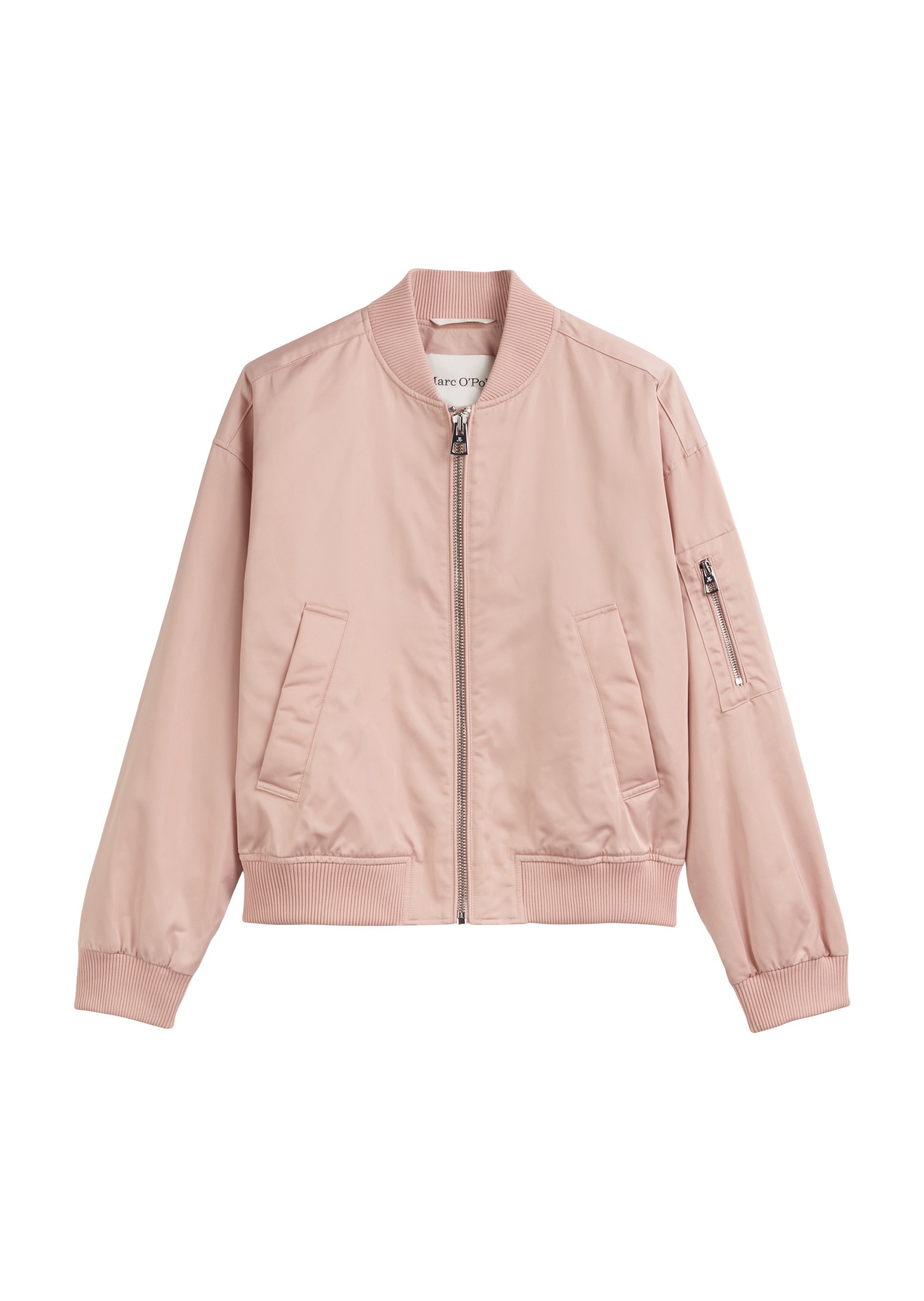 Marc O'Polo Outdoorjacke »aus recyceltem Polyester-Twill«, ohne Kapuze