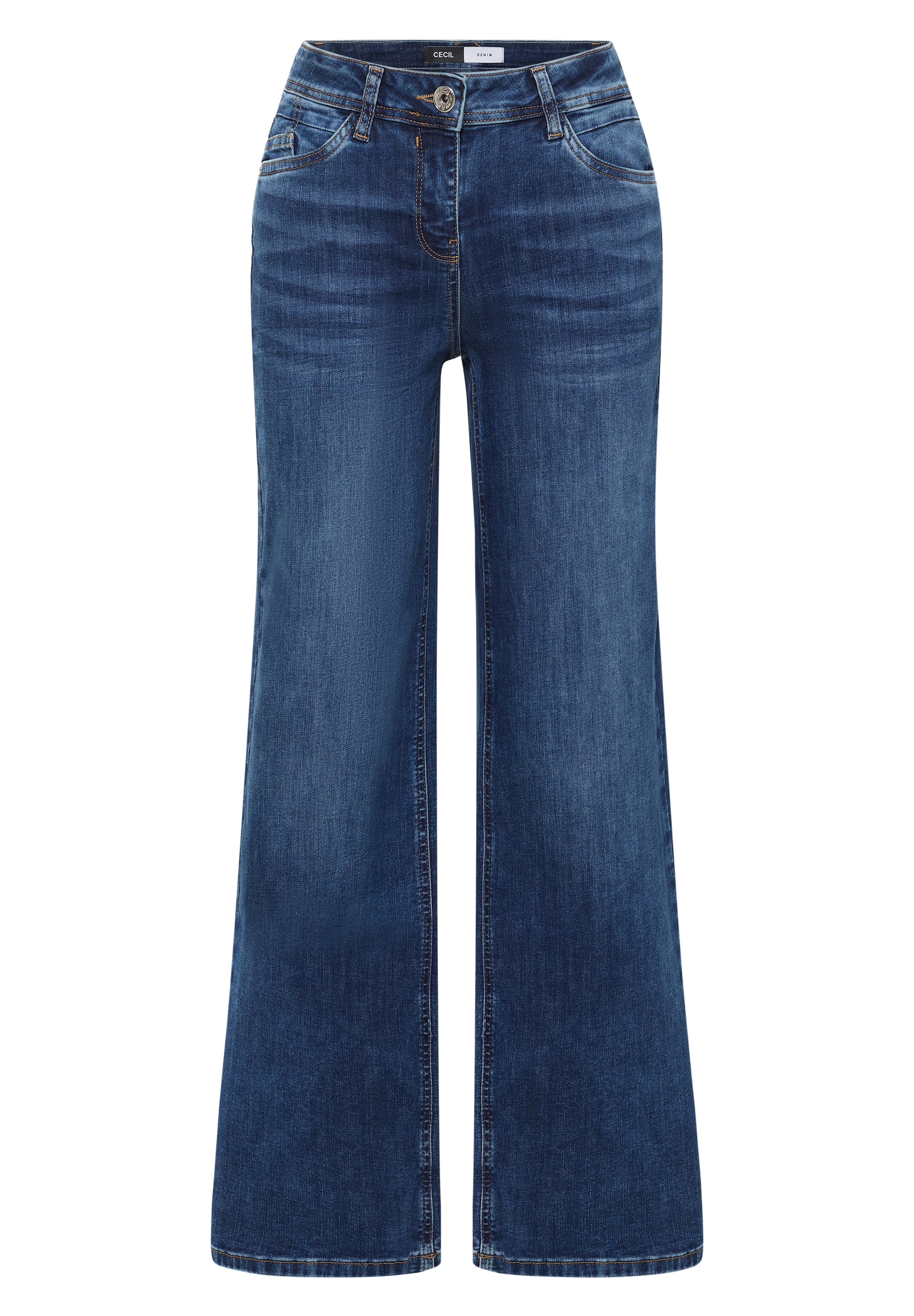 Cecil Slim-fit-Jeans, High Waist
