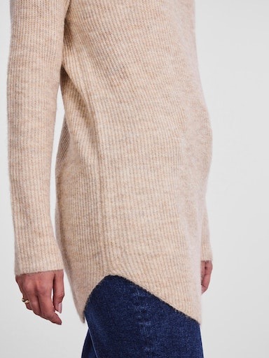 pieces Rollkragenpullover »PCELLEN LS LONG KNIT NOOS BC«