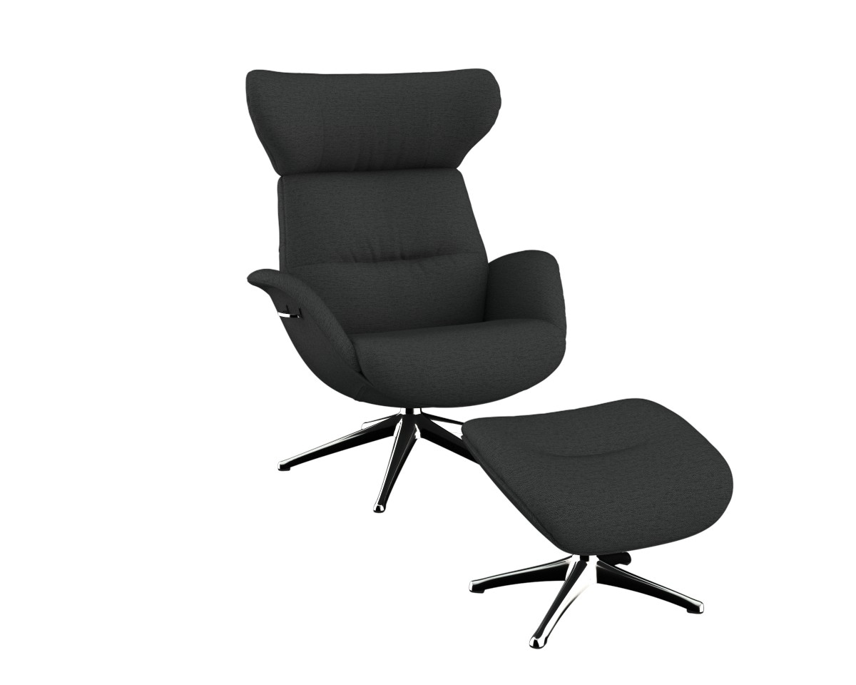 FLEXLUX Relaxsessel "Fernsehsessel More, ergonomisch, drehbar, robuster Fuß günstig online kaufen