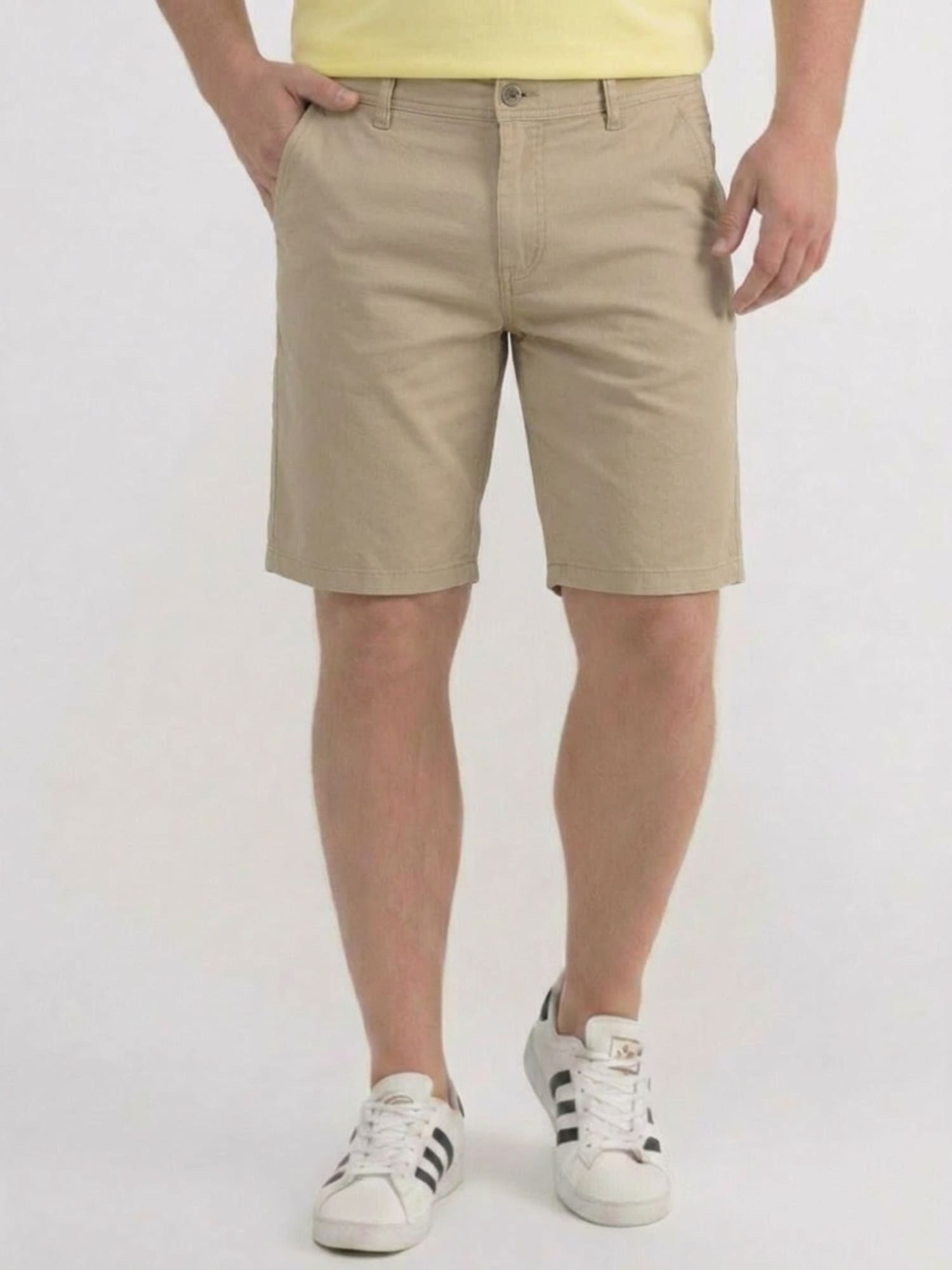 LERROS Shorts "Bequeme Shorts aus Baumwolle mit Stretchanteil, große Größen"